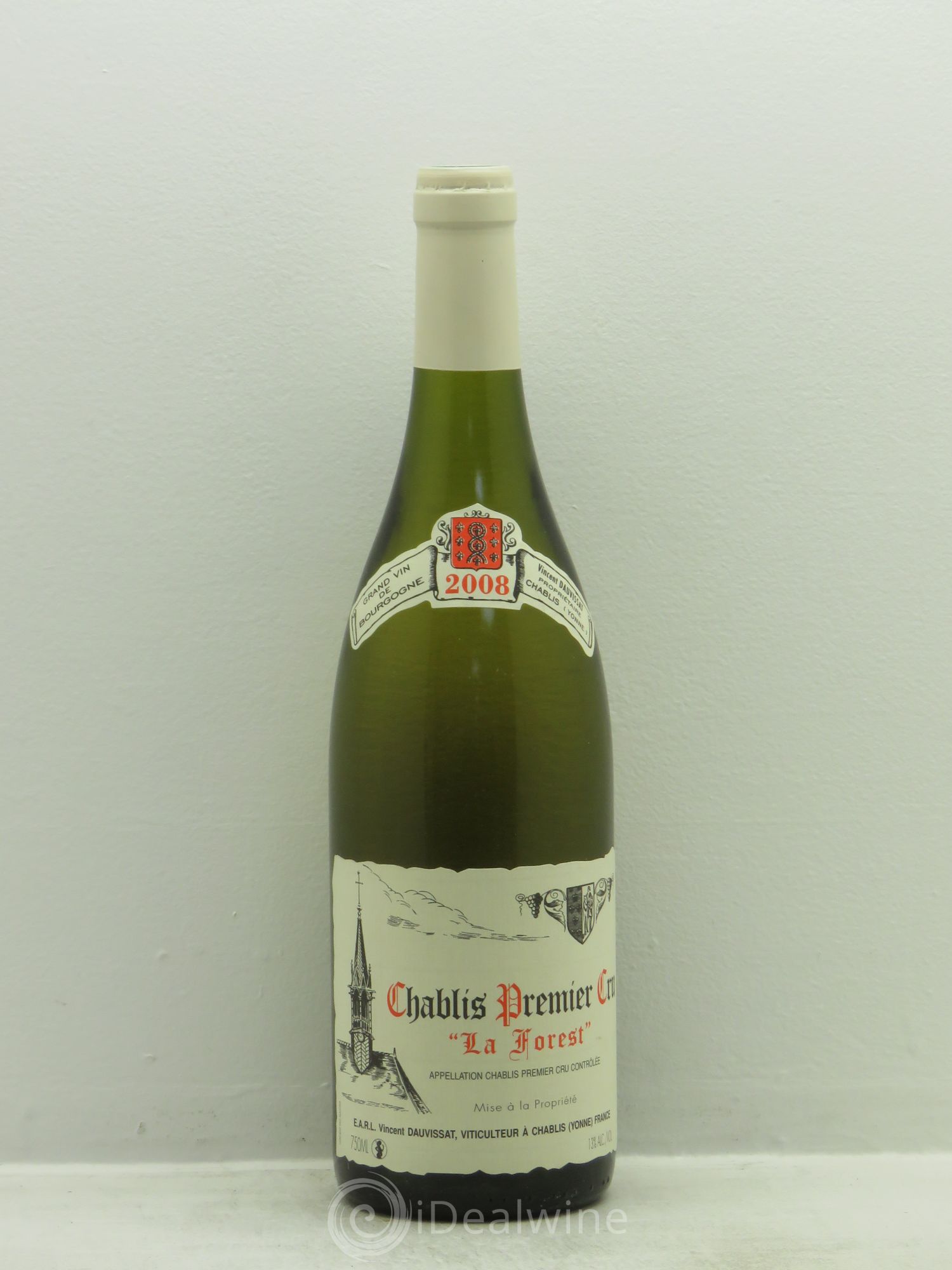 Chablis 1er Cru La Forest Vincent Dauvissat (Domaine) 2008 - Lot de 1 bouteille - 0