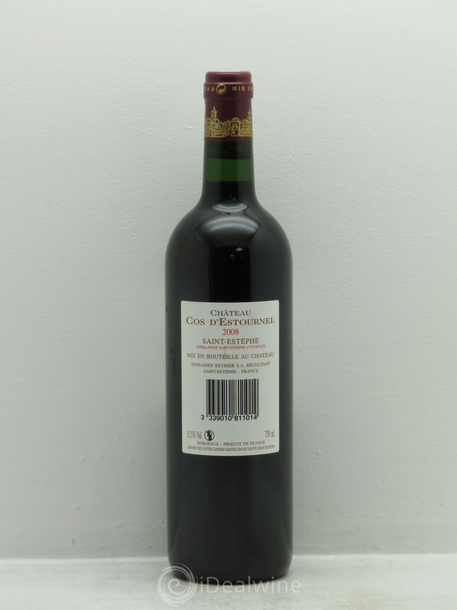 Cos d'Estournel 2ème Grand Cru Classé 2008 - Lot de 1 bouteille - 1