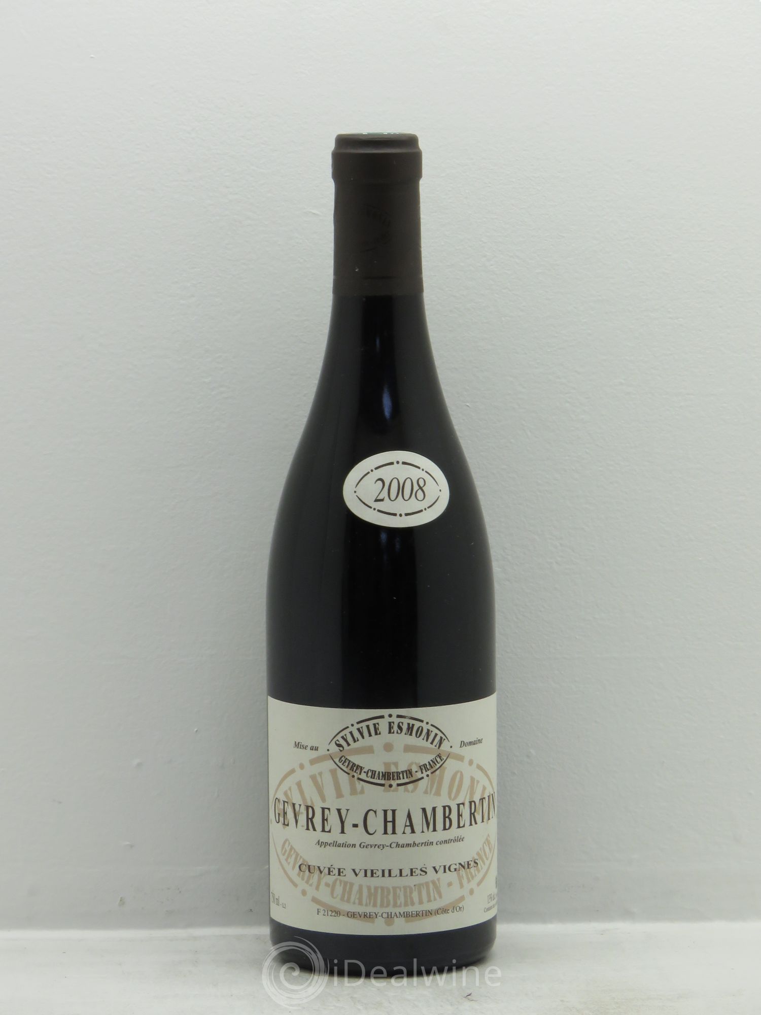 Gevrey-Chambertin Vieilles Vignes Sylvie Esmonin 2008 - Lot de 1 bouteille - 0