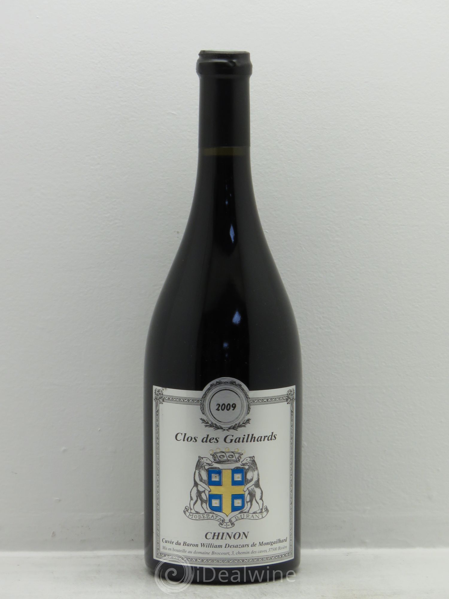 Chinon Domaine Brocourt Clos des Gailhards cuvée du baron 2009 - Posten von 1 Flasche - 0