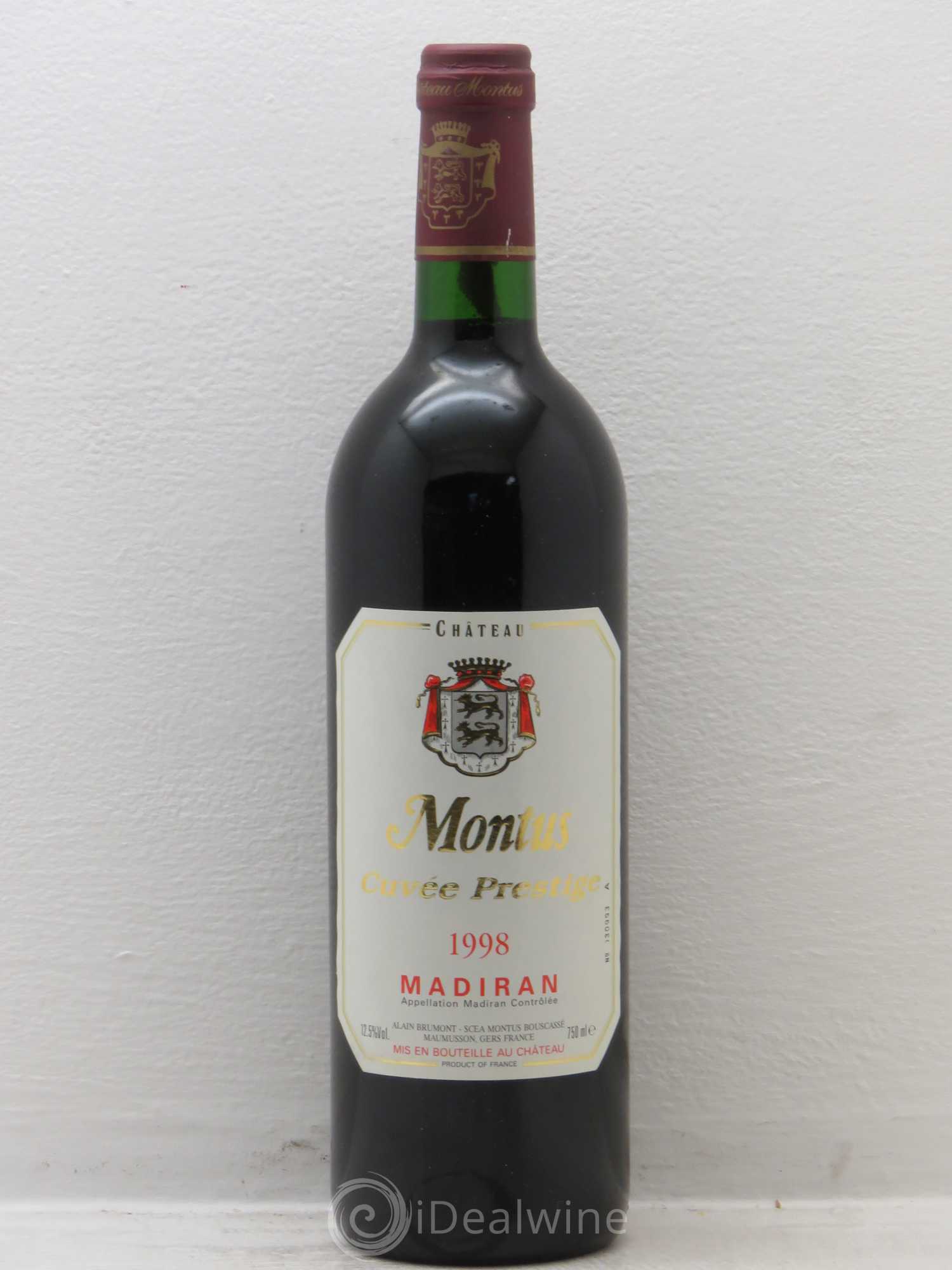 Madiran Château Montus-Prestige Alain Brumont 1998 - Lot de 1 bouteille - 0
