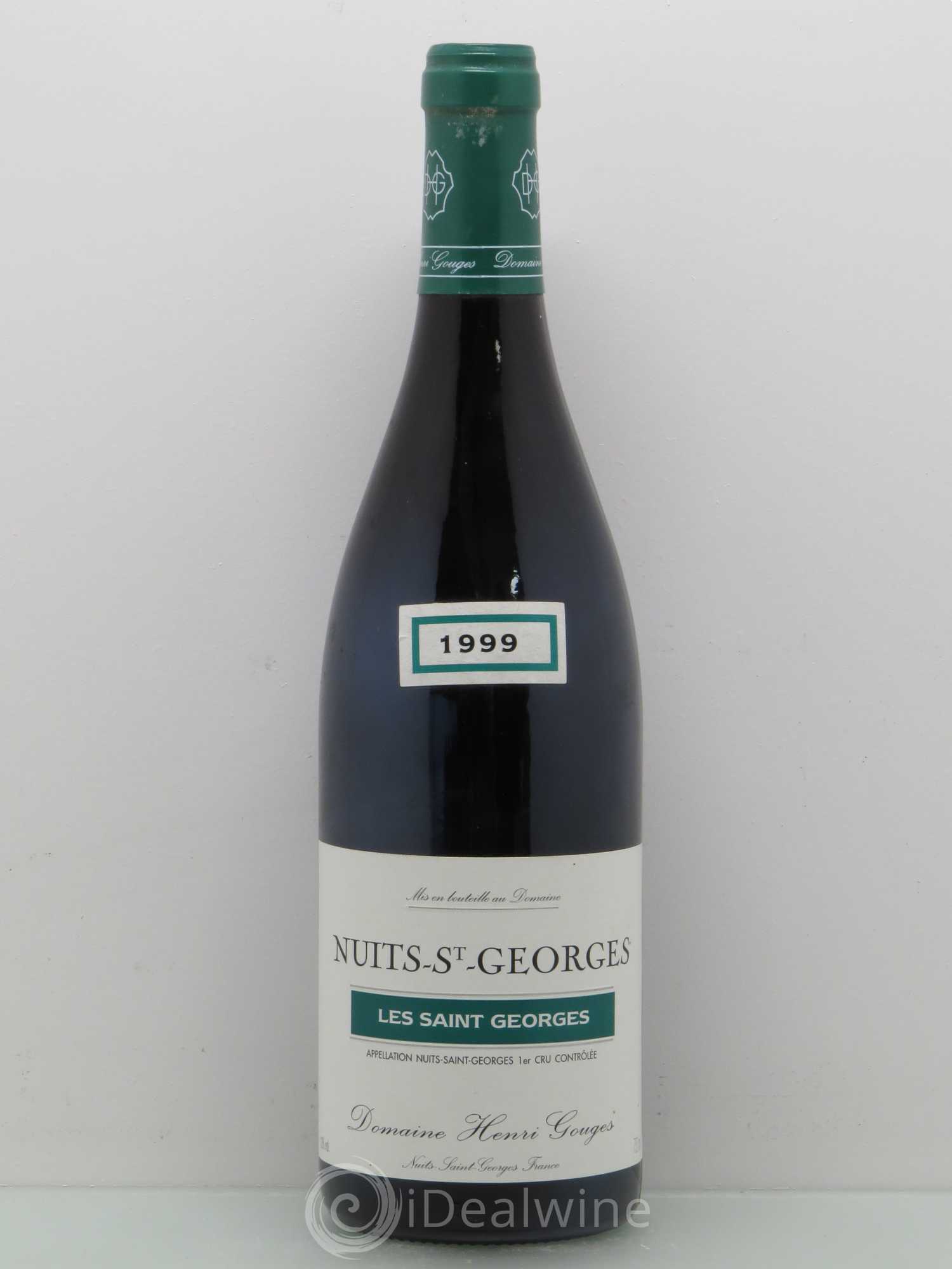 Nuits-Saint-Georges 1er Cru Les Saints Georges Henri Gouges 1999 - Lot de 1 bouteille - 0