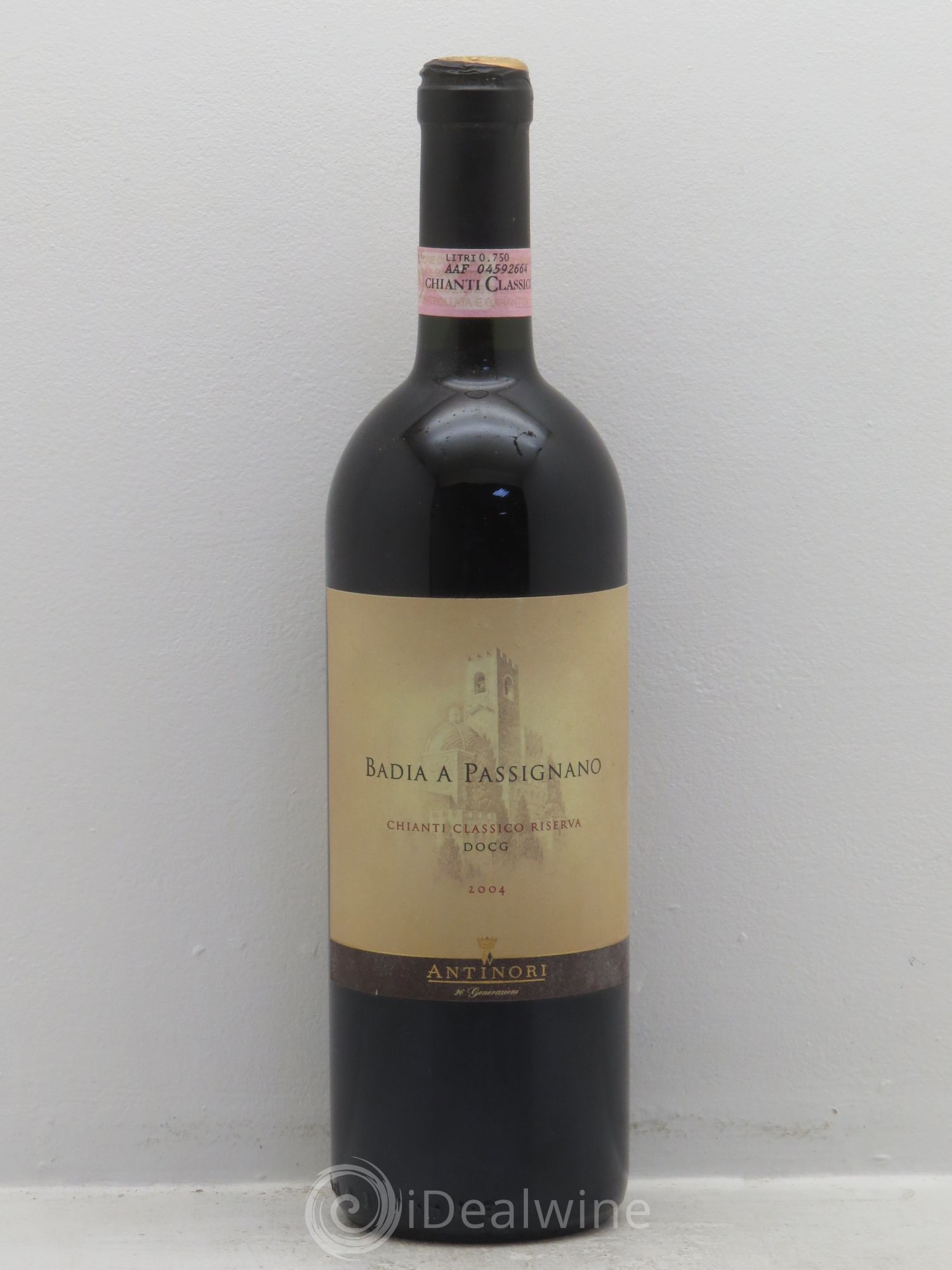 Chianti Classico Piero Antinori DOCG Badia a Passignano Riserva Marchesi Antinori 2004 - Lot de 1 bouteille - 0