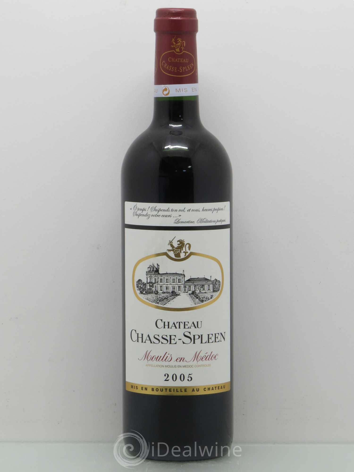 Château Chasse Spleen 2005 - Lot de 1 bouteille - 0