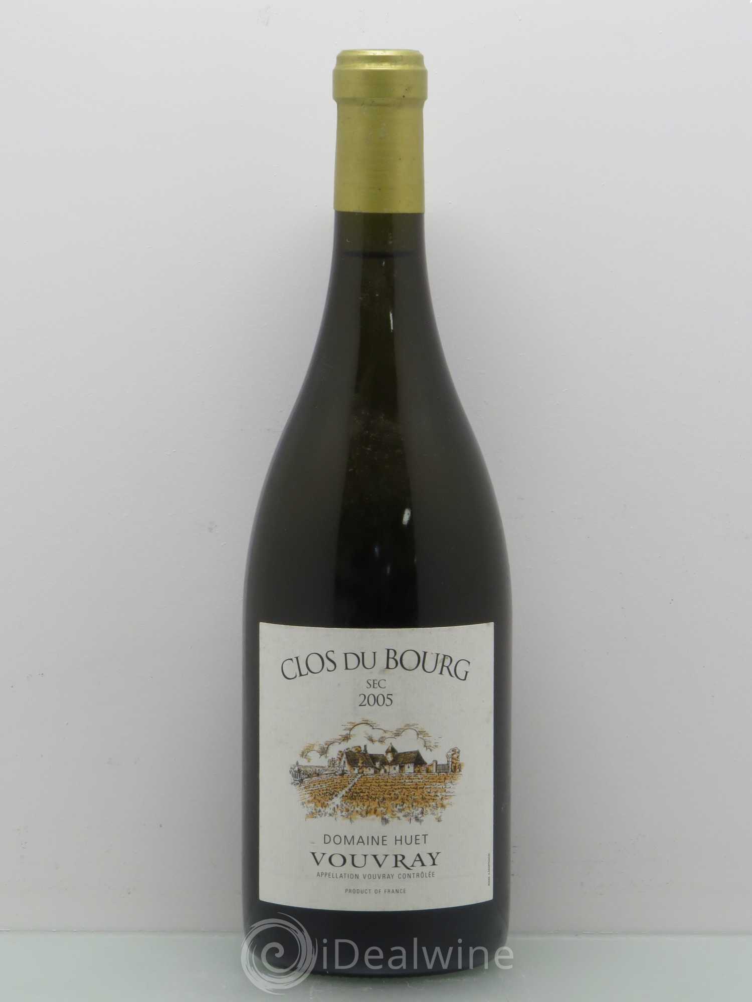 Vouvray Clos du Bourg Sec Domaine Huet 2005 - Lot de 1 bouteille - 0