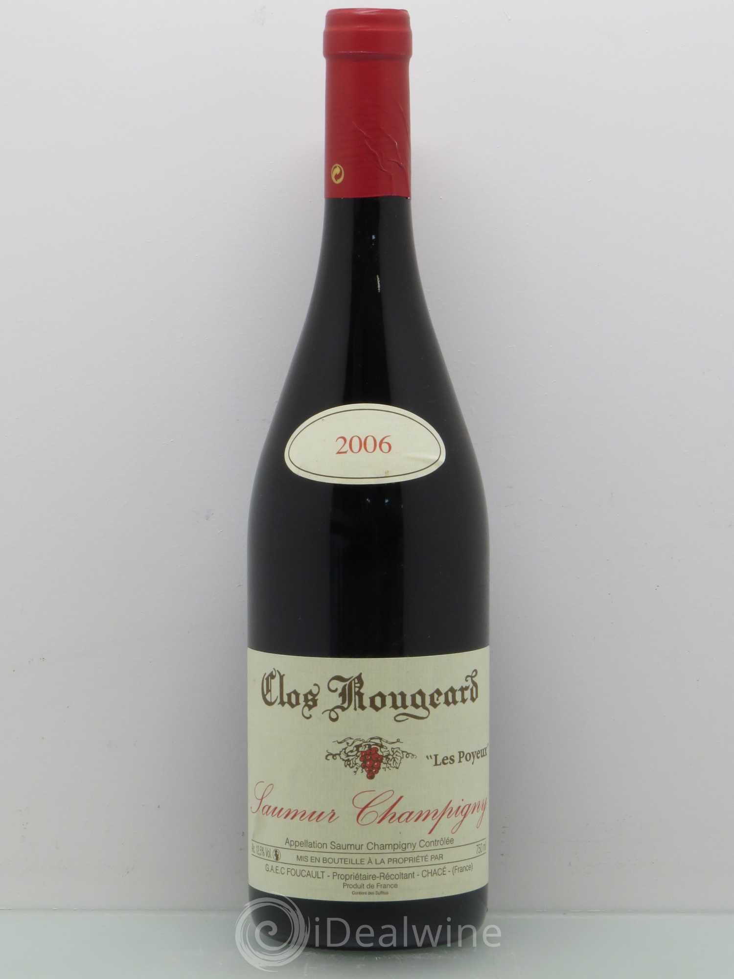 Saumur-Champigny Les Poyeux Clos Rougeard 2006 - Lot de 1 bouteille - 0