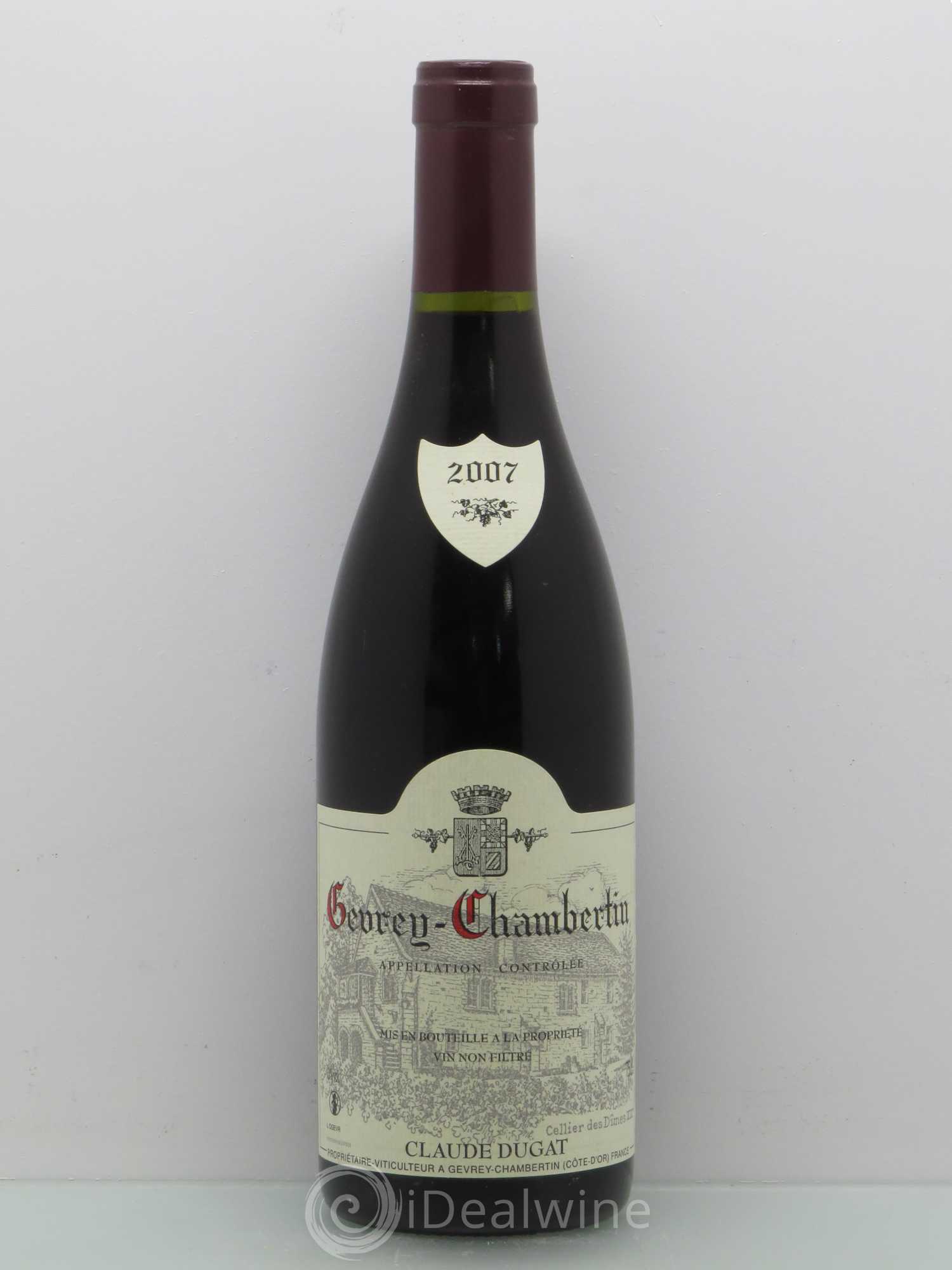 Gevrey-Chambertin Claude Dugat 2007 - Lot de 1 bouteille - 0