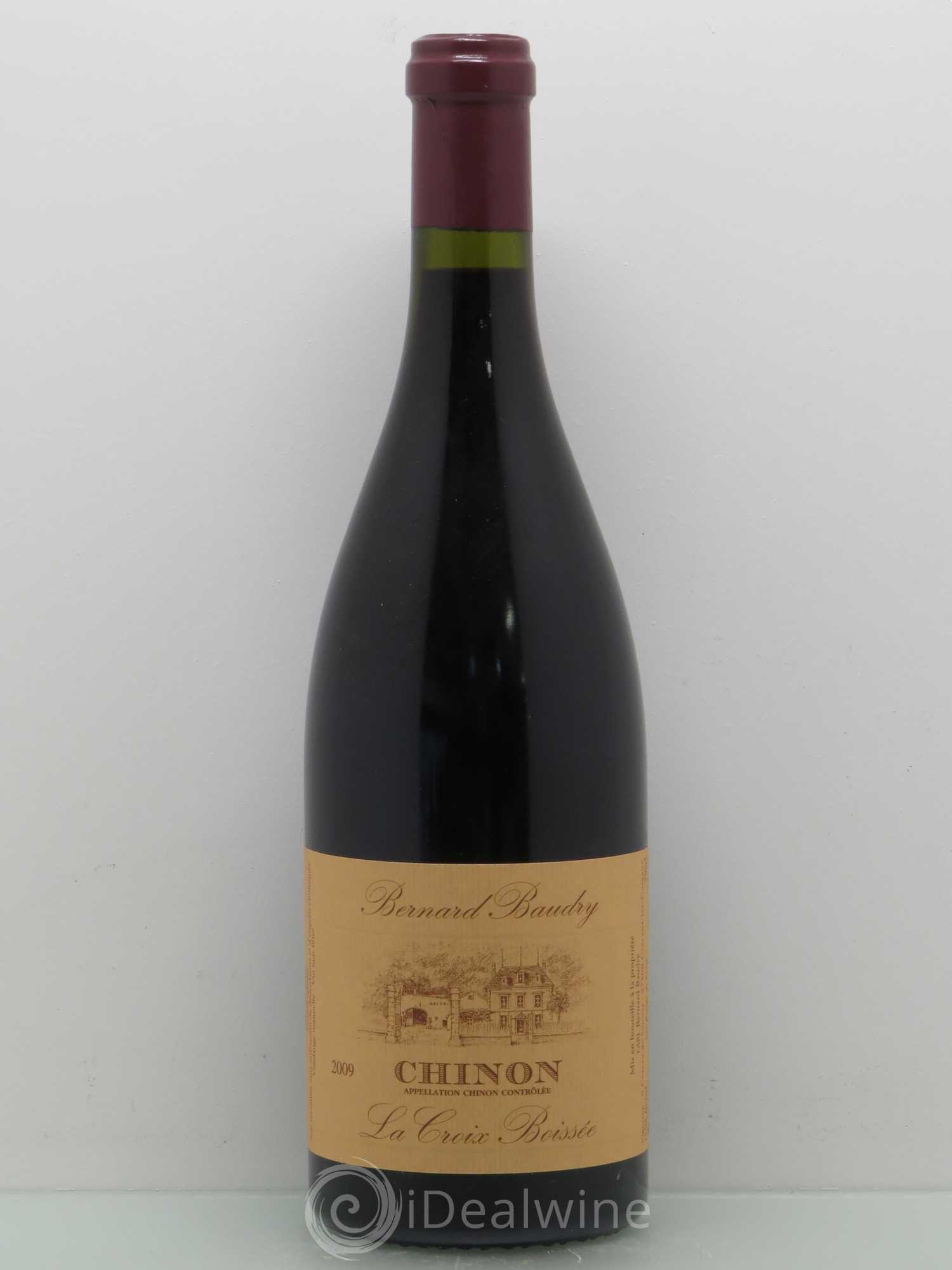 Chinon La Croix Boissée Bernard Baudry 2009 - Lot de 1 bouteille - 0