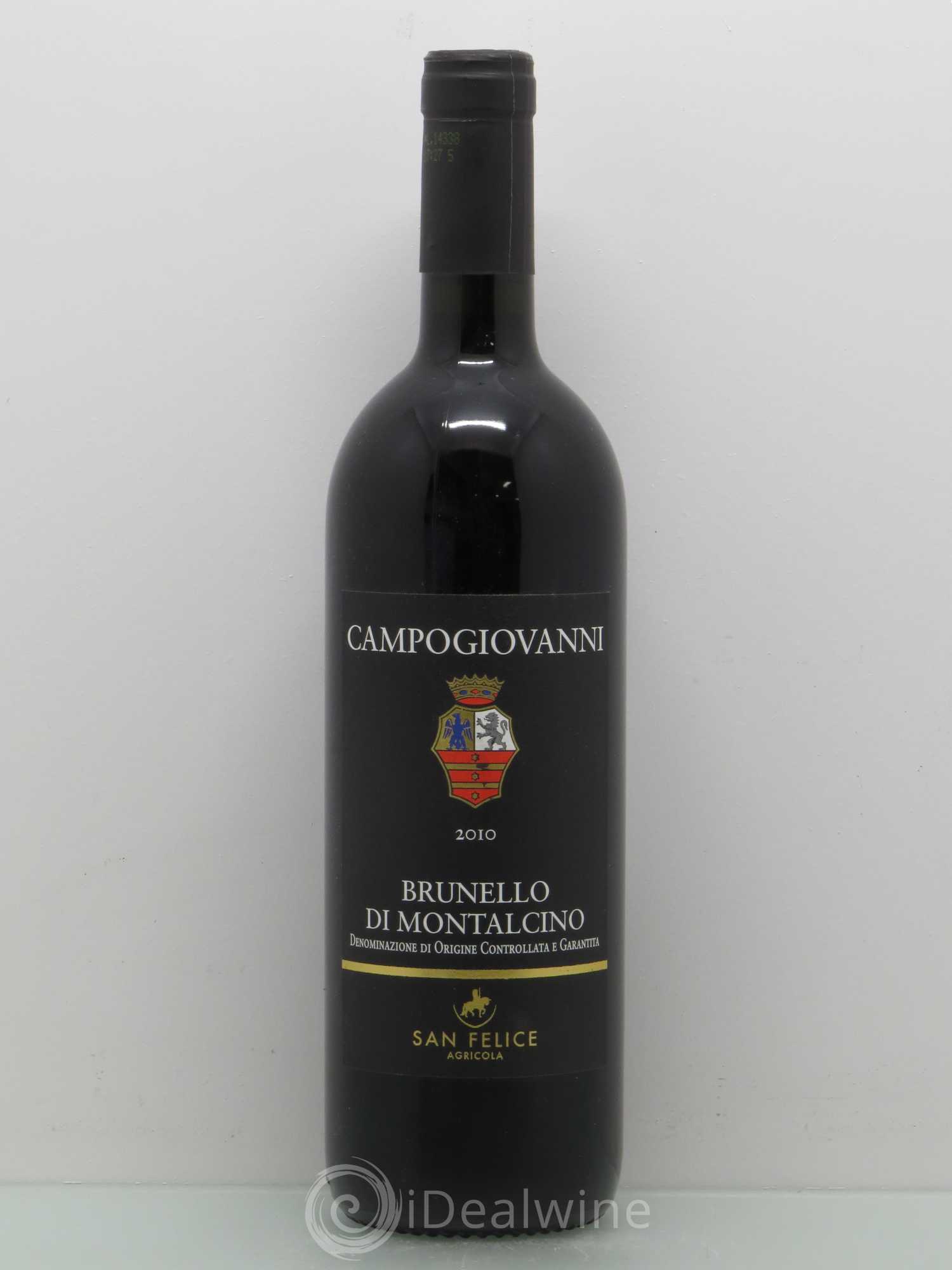 Brunello di Montalcino Campogiovanni 2010 - Lot de 1 bouteille - 0