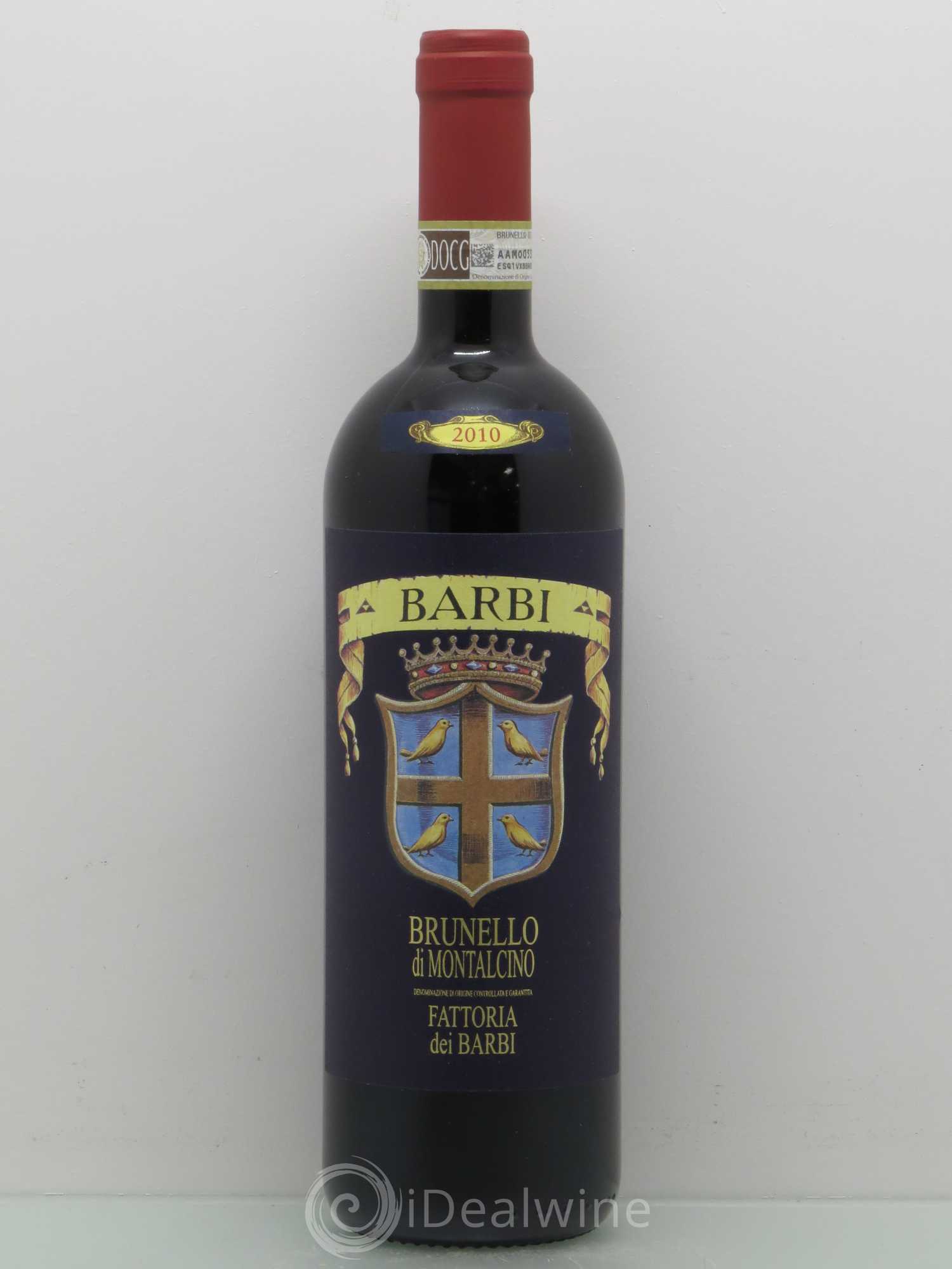 Brunello di Montalcino Fattoria dei Barbi 2010 - Lot de 1 bouteille - 0
