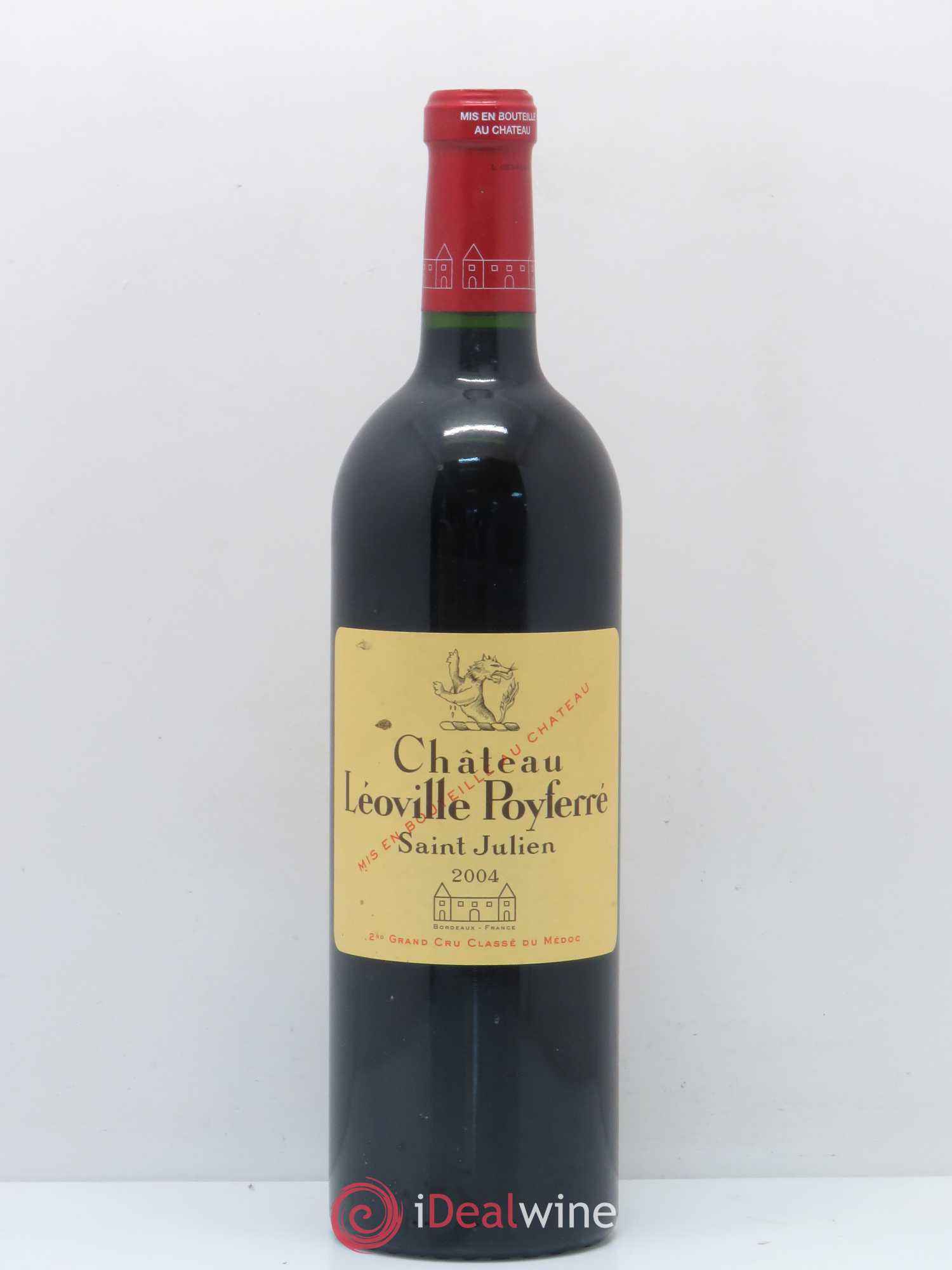 Château Léoville Poyferré 2ème Grand Cru Classé 2004 - Lot de 1 bouteille - 0