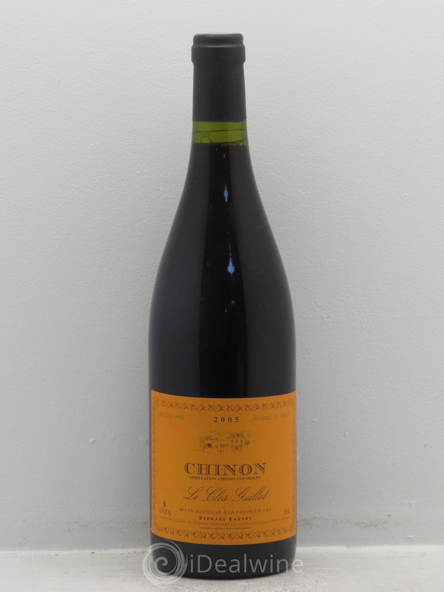 Chinon Le Clos Guillot Bernard Baudry 2005 - Lot de 1 bouteille - 0