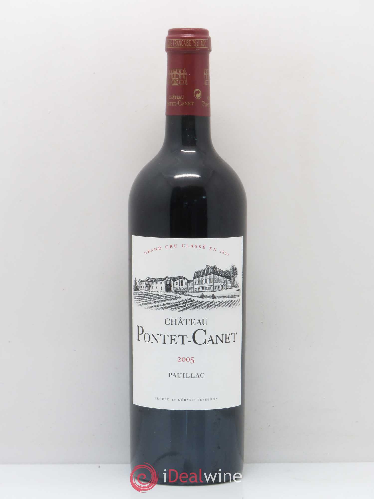 Château Pontet Canet 5ème Grand Cru Classé 2005 - Lot de 1 bouteille - 0