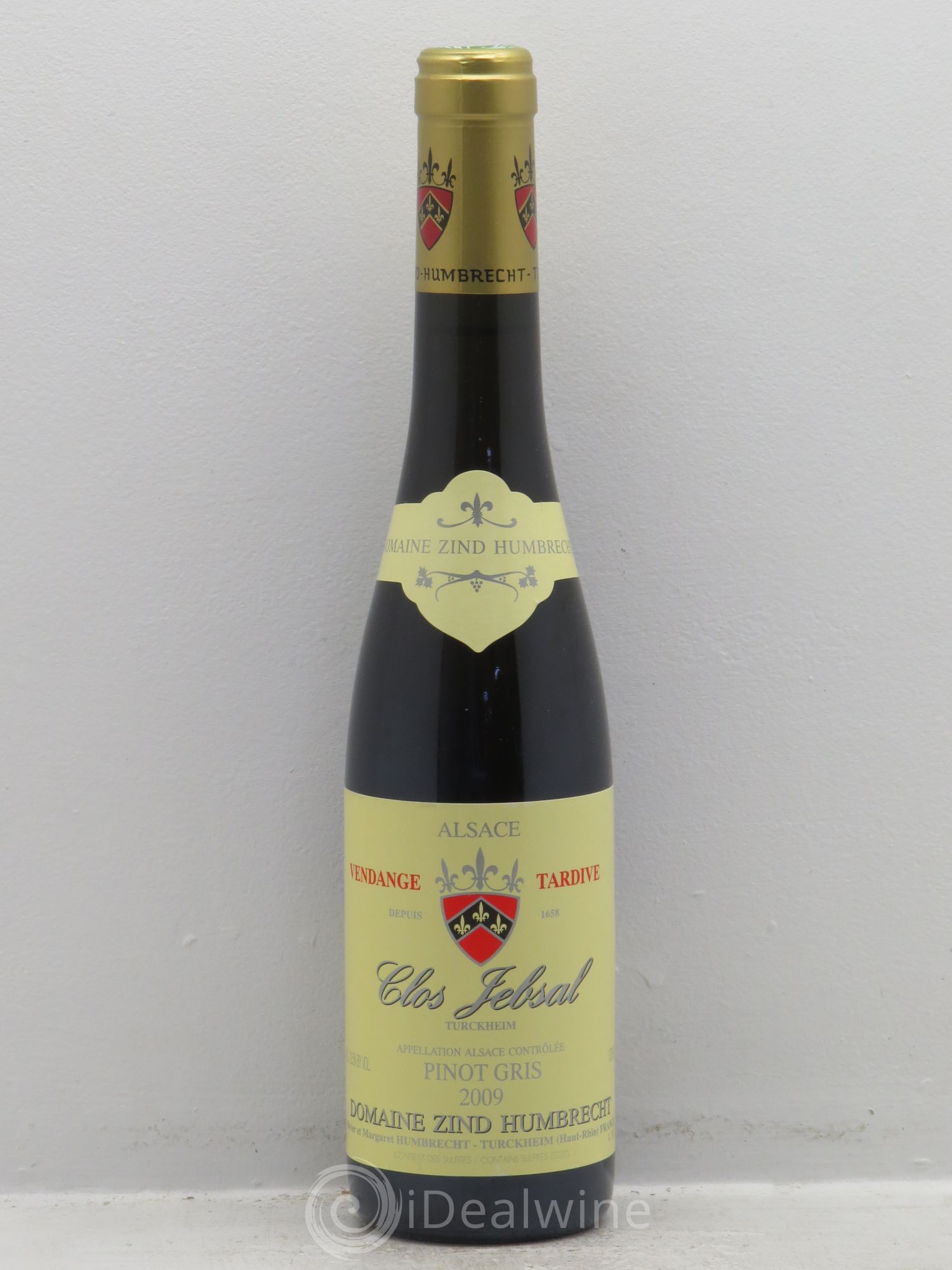 Alsace Pinot Gris Clos Jebsal Vendanges Tardives Zind-Humbrecht (Domaine) 2009 - Lotto di 1 mezza bottiglia - 0