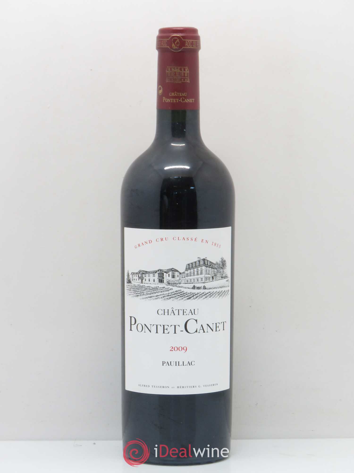 Château Pontet Canet 5ème Grand Cru Classé 2009 - Lot de 1 bouteille - 0
