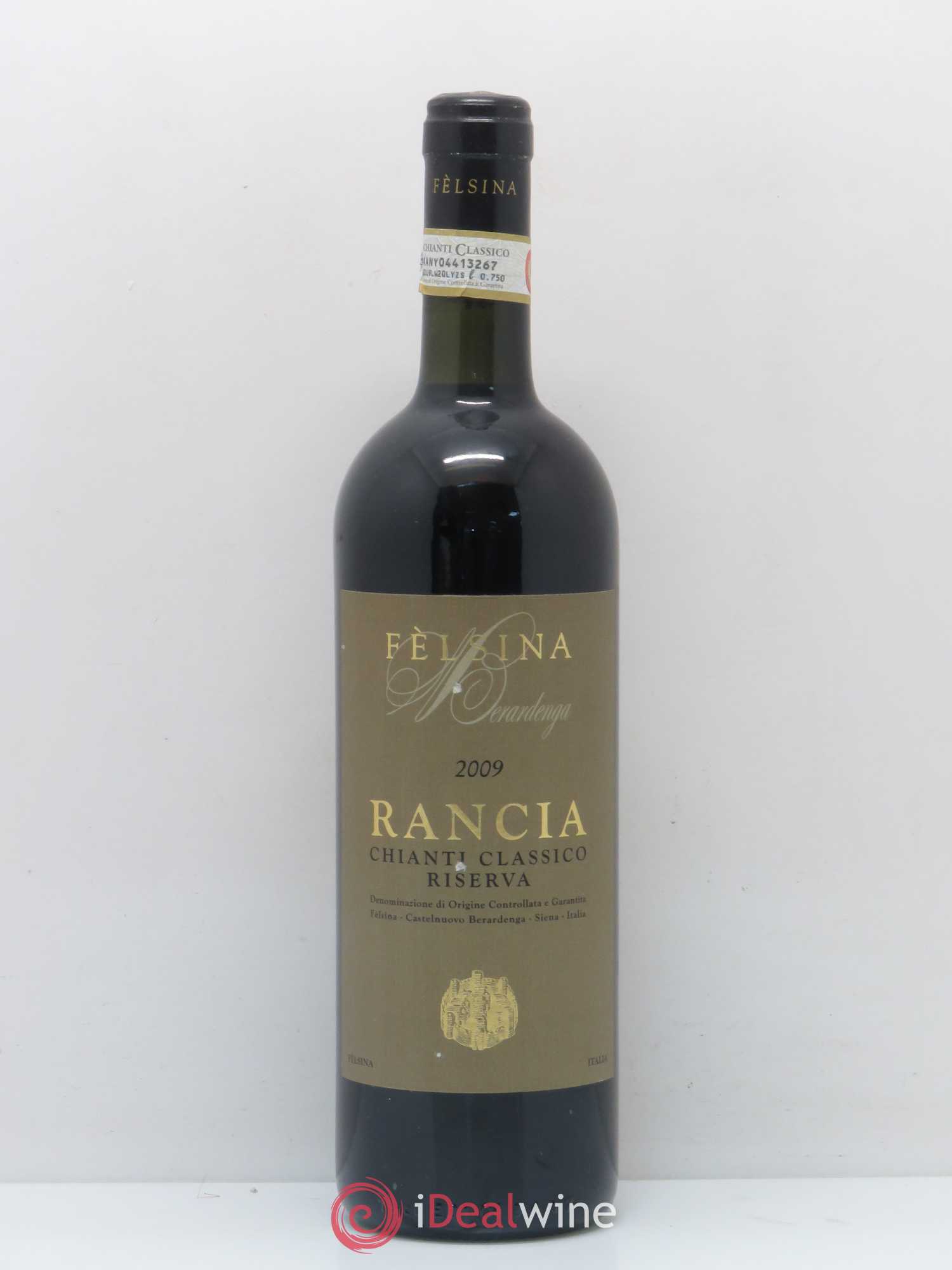 Chianti Classico DOCG Riserva Tenuta Fessina Rancia 2009 - Posten von 1 Flasche - 0
