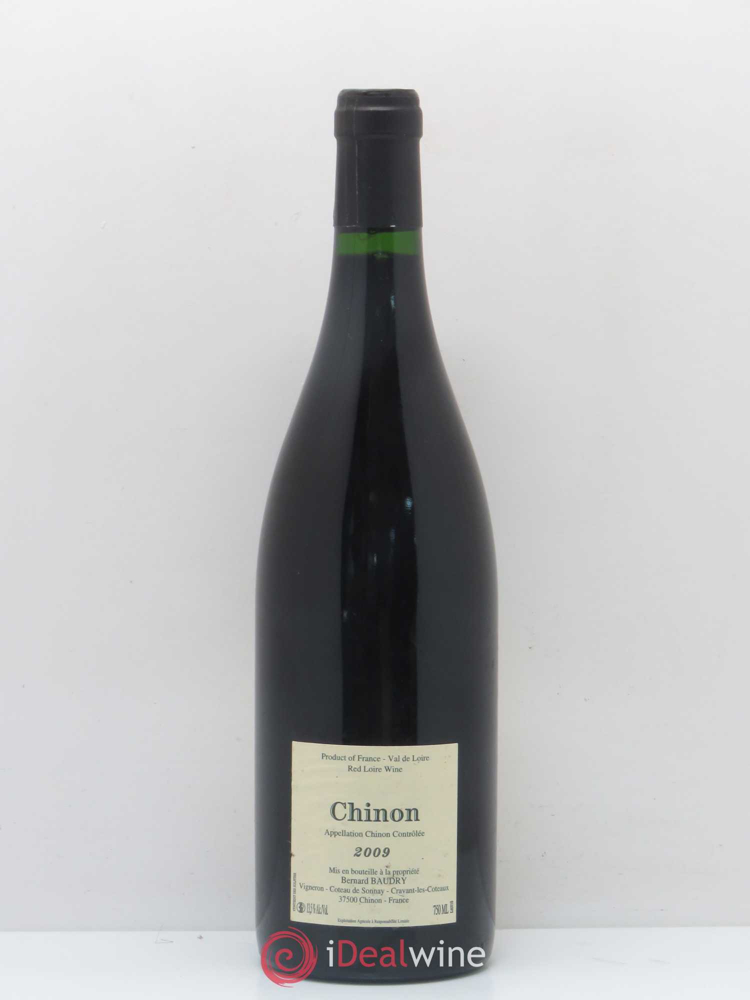 Chinon Franc de Pied Bernard Baudry 2009 - Lot de 1 bouteille - 1
