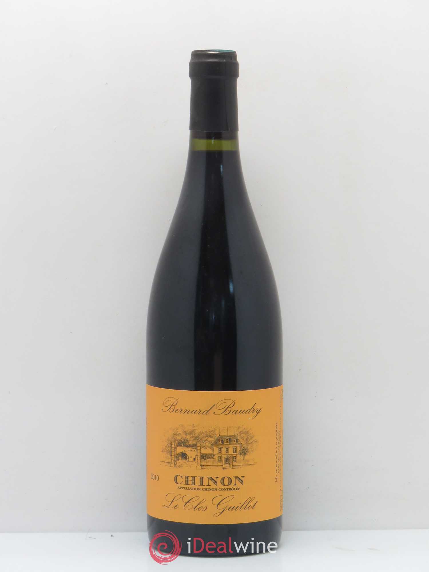 Chinon Le Clos Guillot Bernard Baudry 2010 - Lot de 1 bouteille - 0