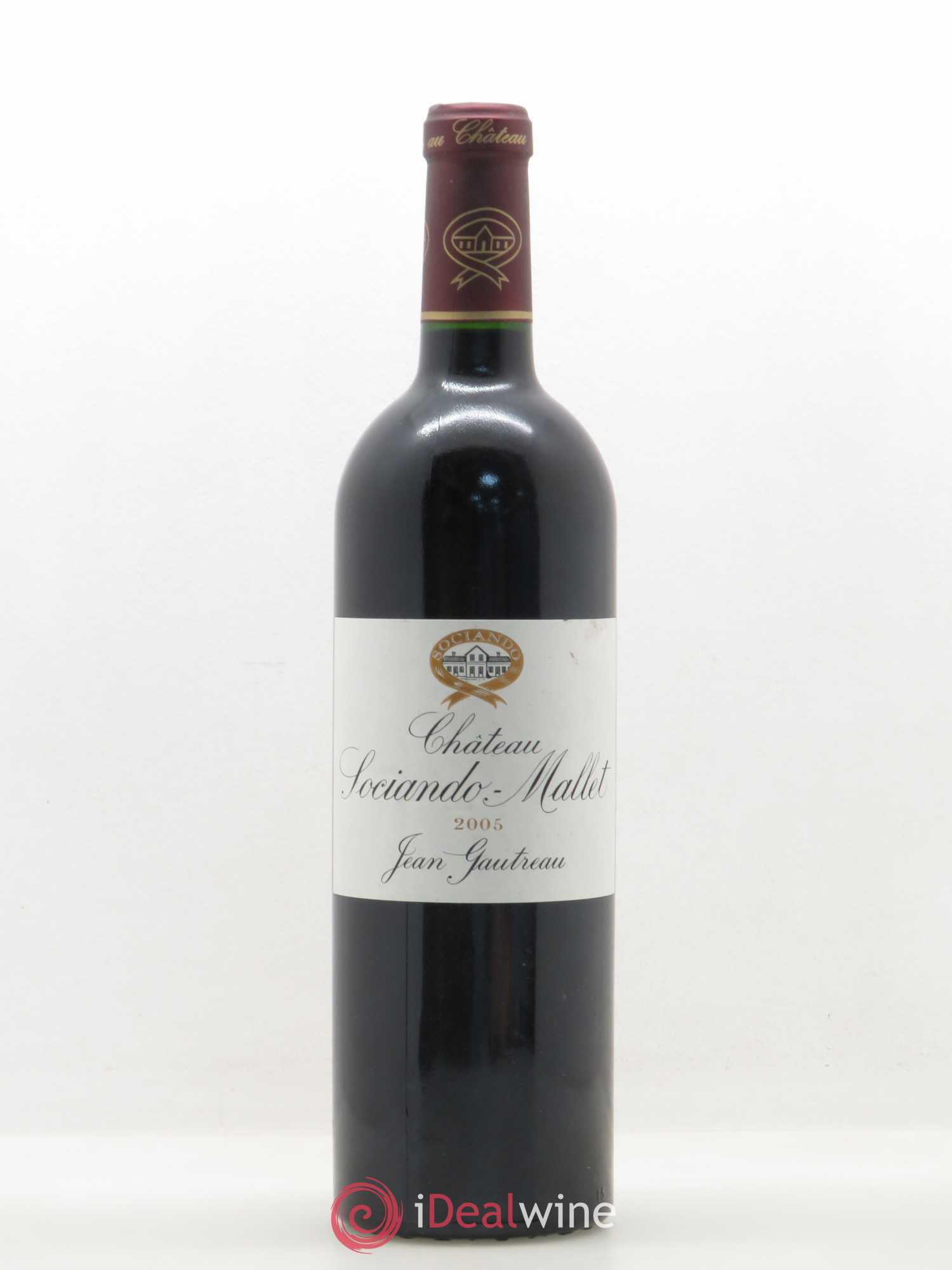 Château Sociando Mallet 2005 - Lot de 1 bouteille - 0
