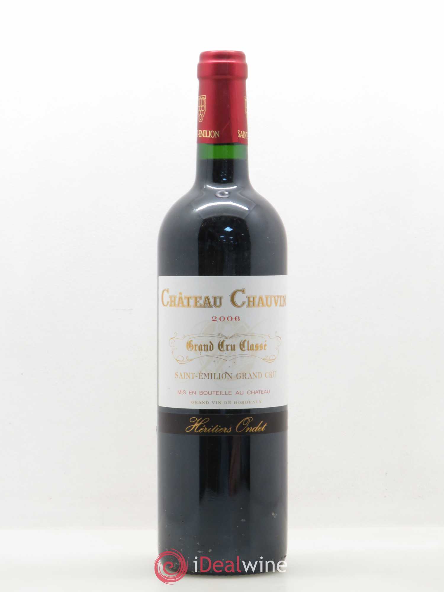 Château Chauvin Grand Cru Classé (sans prix de réserve) 2006 - Lot de 1 bouteille - 0