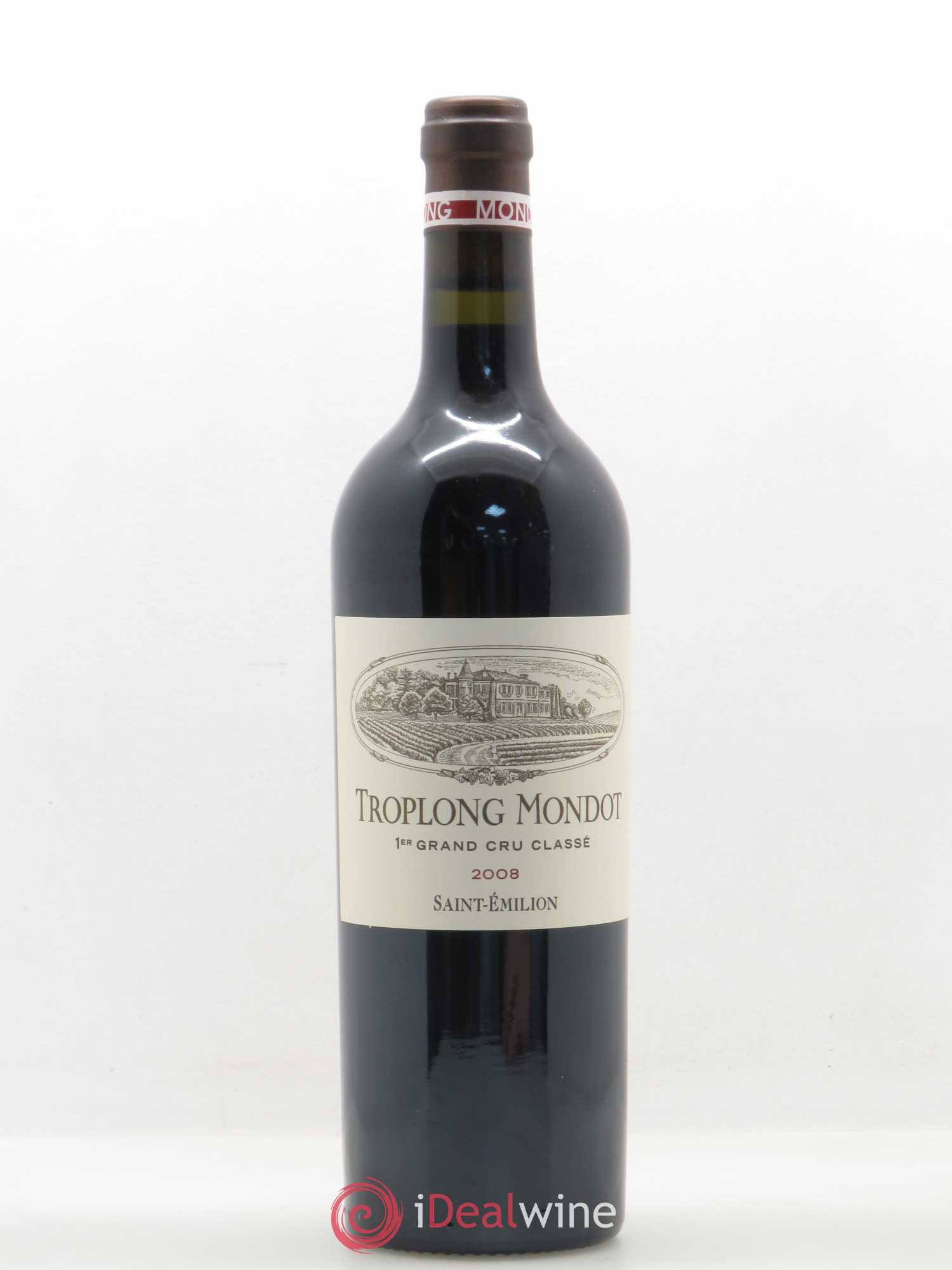 Château Troplong Mondot 1er Grand Cru Classé B 2008 - Lot de 1 bouteille - 0