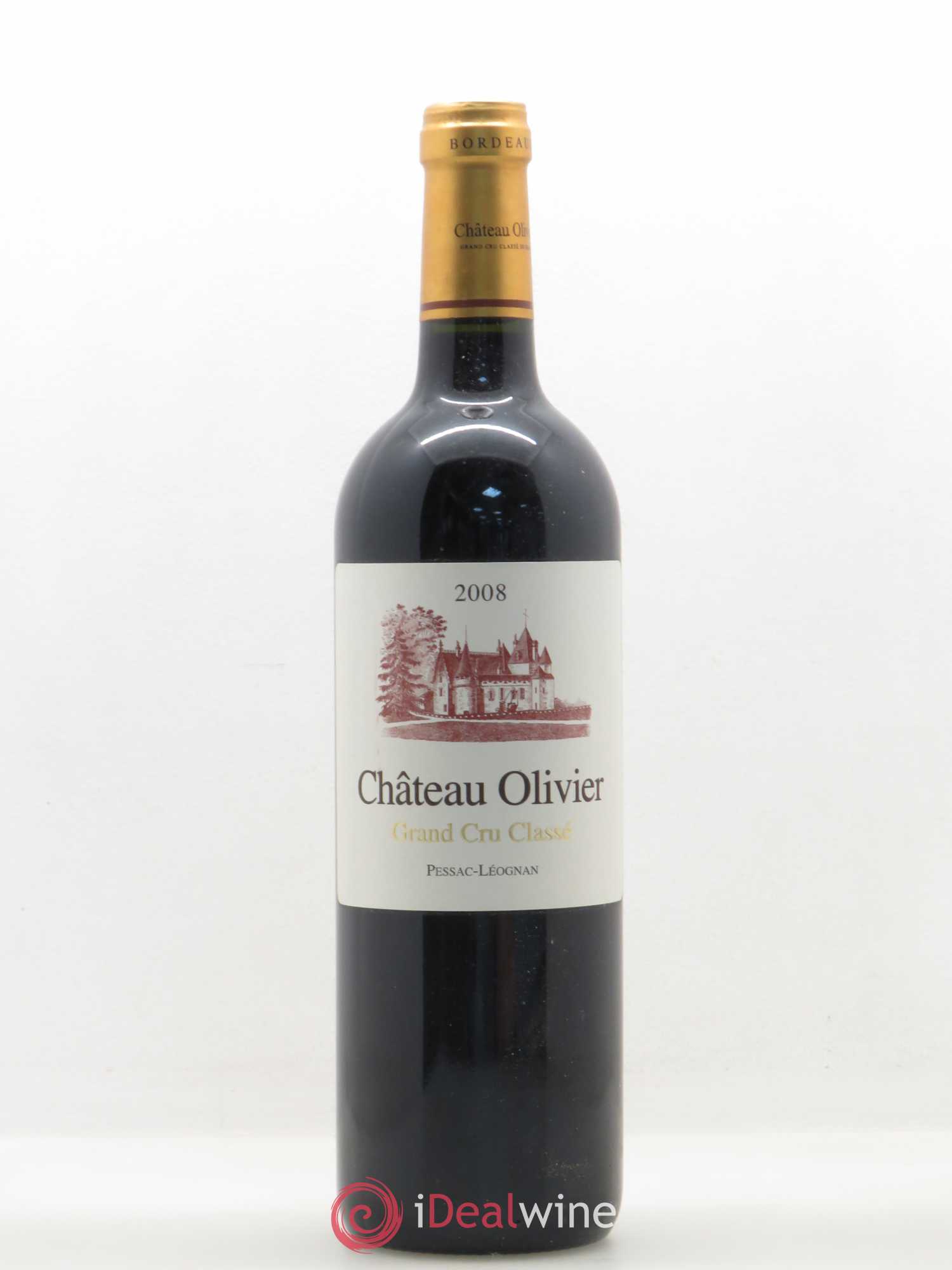 Château Olivier Cru Classé de Graves 2008 - Lot de 1 bouteille - 0