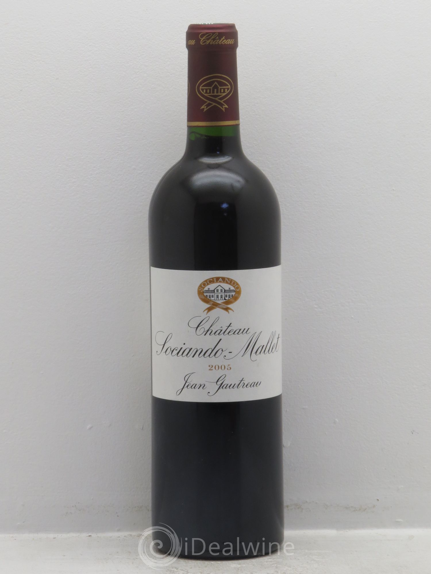 Château Sociando Mallet 2005 - Lot de 1 bouteille - 0