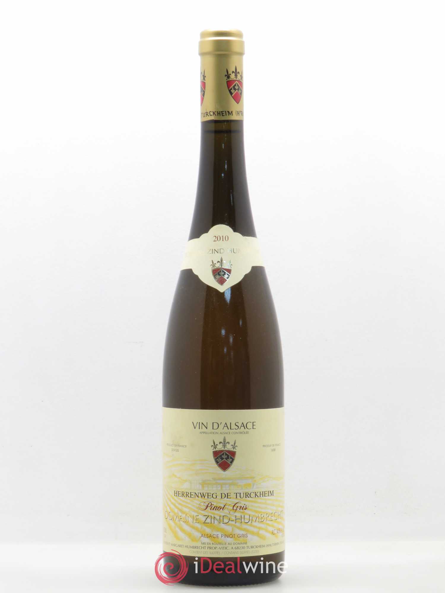 Pinot Gris Herrenweg De Turckheim Zind Humbrecht 2010 - Posten von 1 Flasche - 0