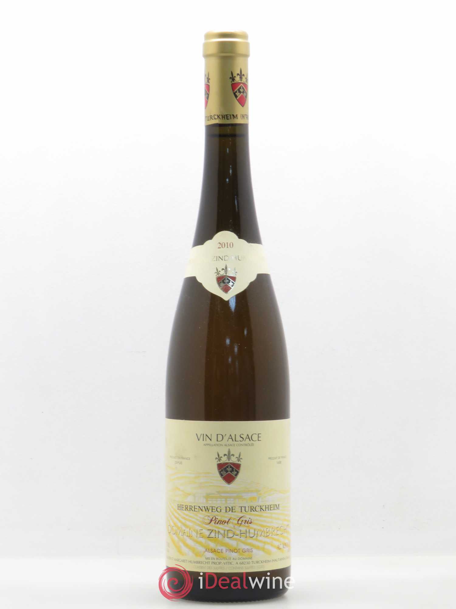 Pinot Gris Herrenweg De Turckheim Zind Humbrecht 2010 - Posten von 1 Flasche - 0