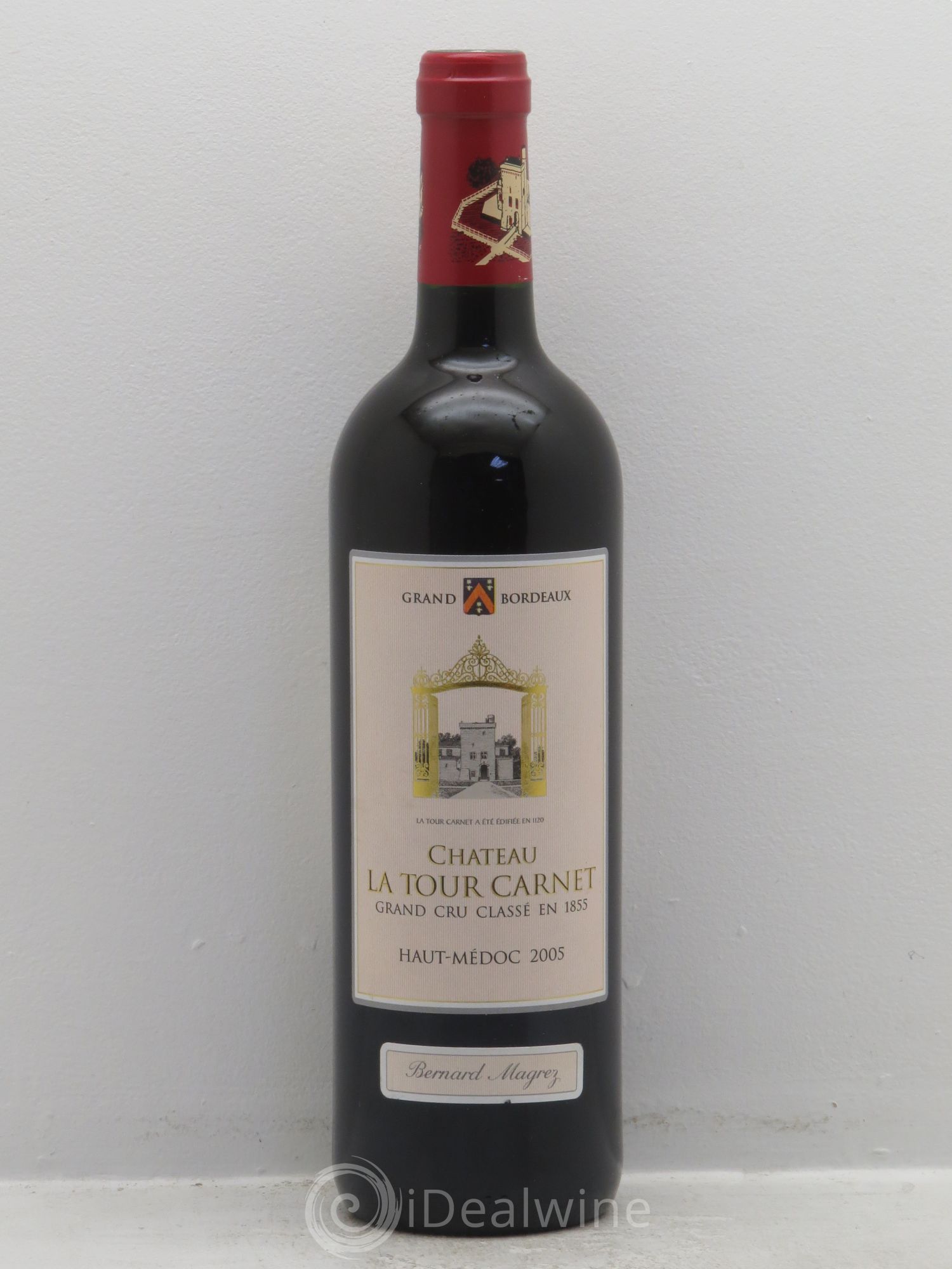 Château la Tour Carnet 4ème Grand Cru Classé 2005 - Lot de 1 bouteille - 0