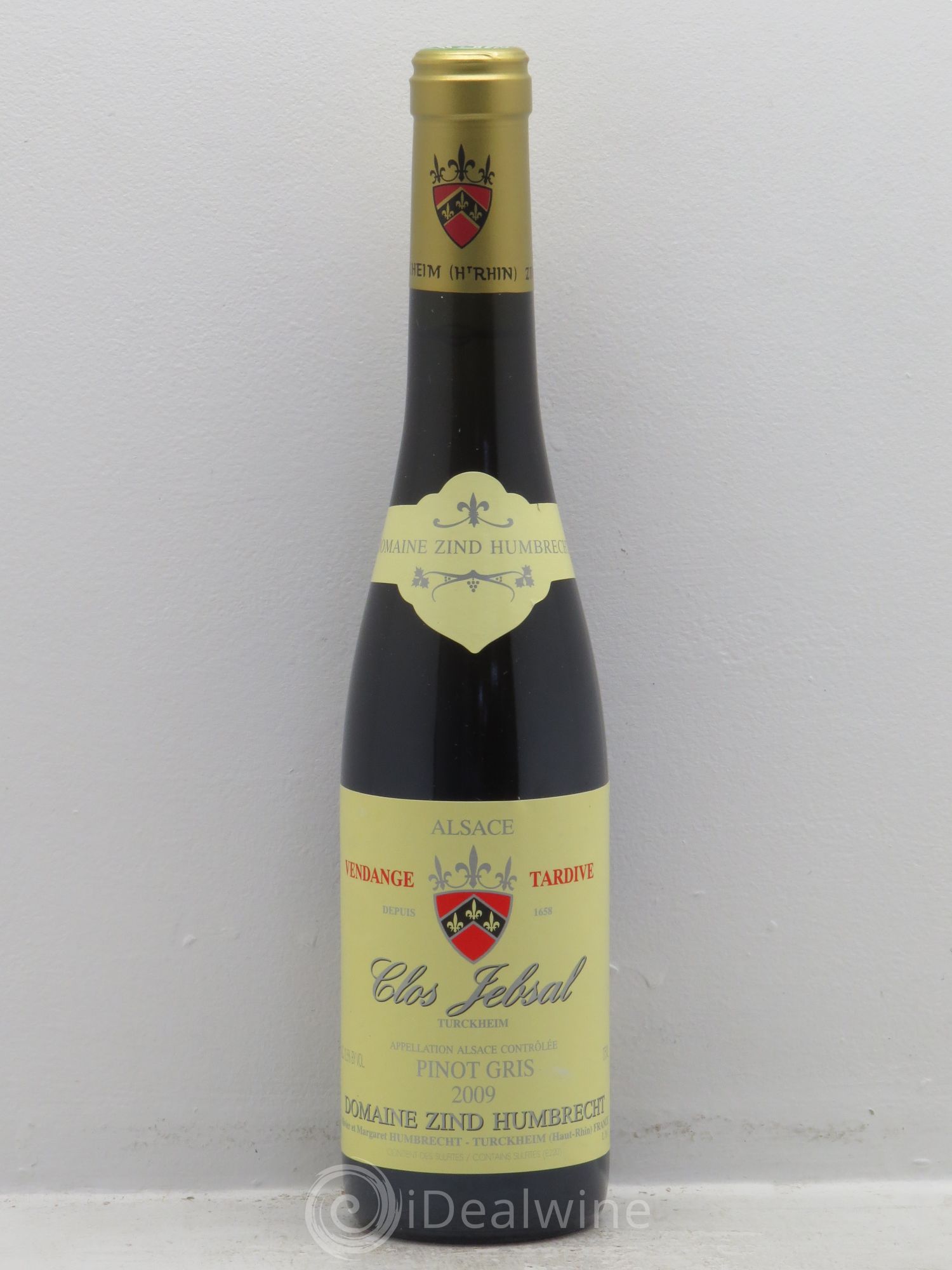 Alsace Pinot Gris Clos Jebsal Vendanges Tardives Zind-Humbrecht (Domaine) 2009 - Lotto di 1 mezza bottiglia - 0