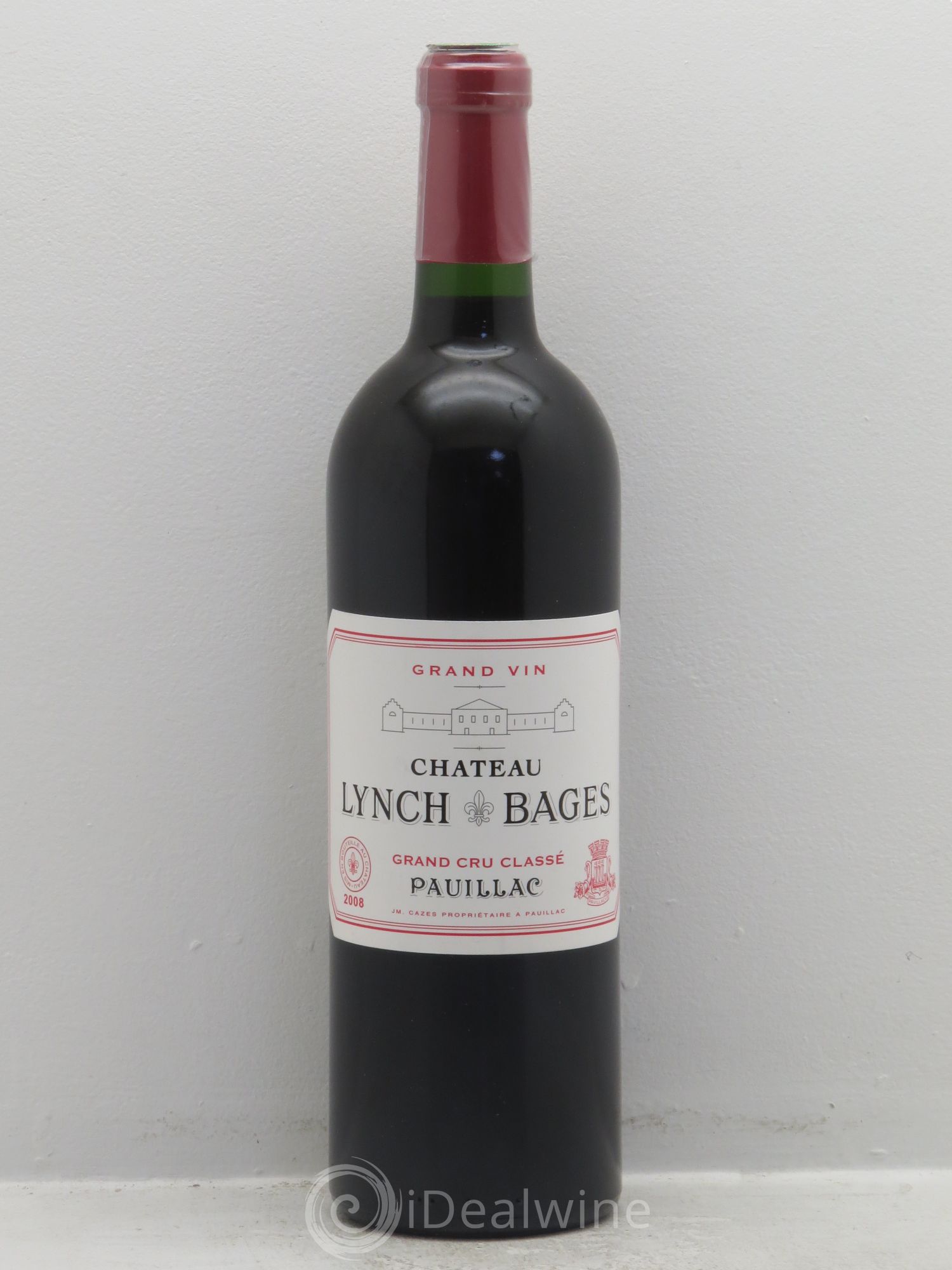 Château Lynch Bages 5ème Grand Cru Classé 2008 - Lot de 1 bouteille - 0