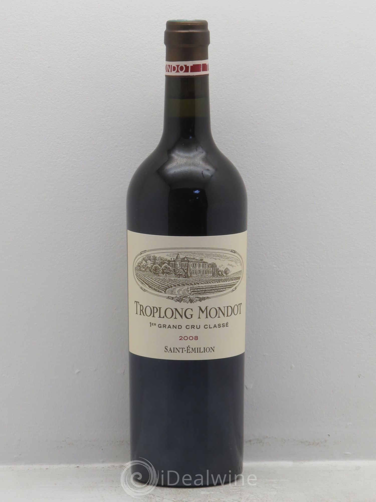 Château Troplong Mondot 1er Grand Cru Classé B 2008 - Lot de 1 bouteille - 0