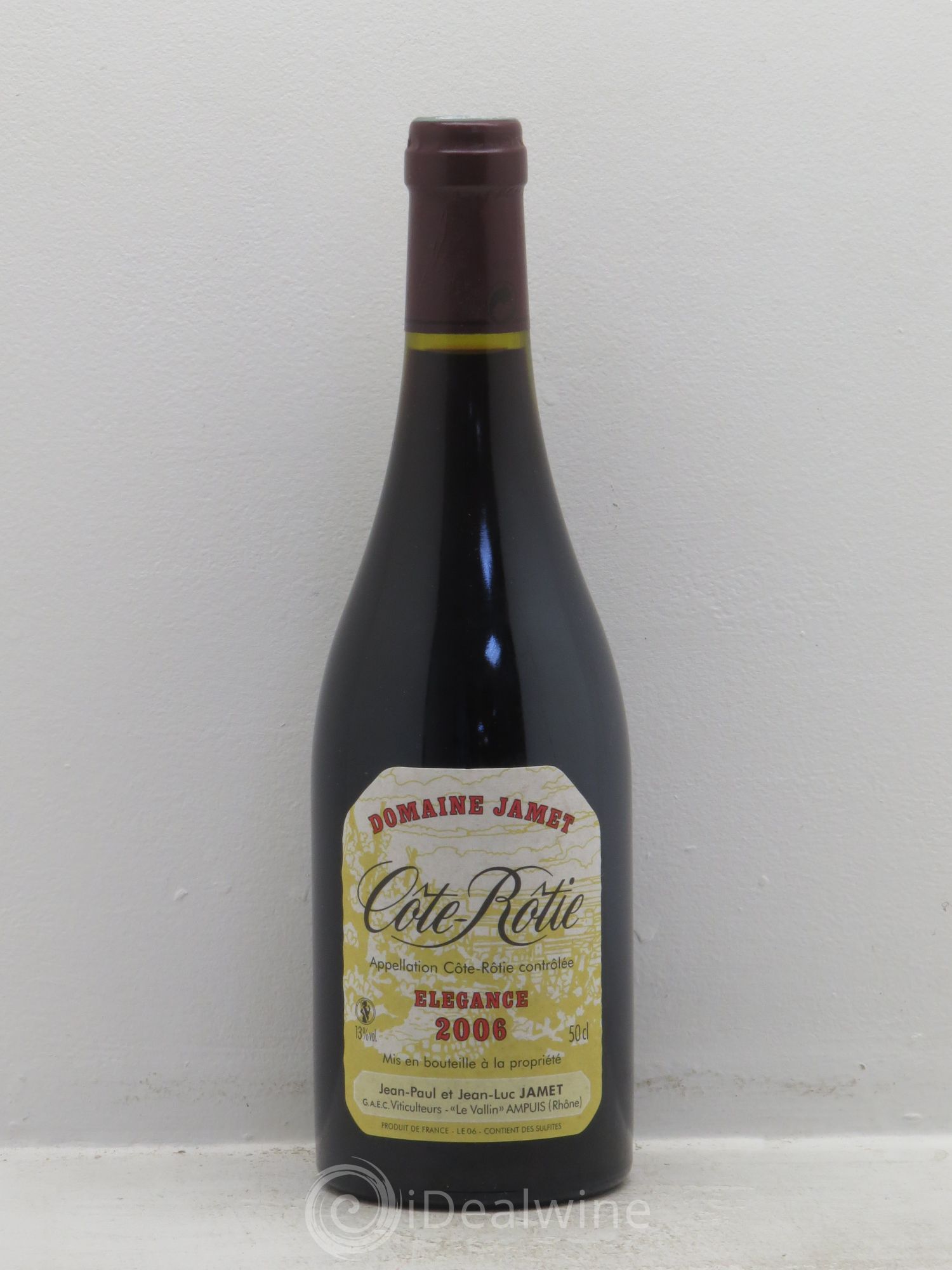 Côte-Rôtie Jamet (Domaine) Cuvée Elégance (50cl) 2006 - Posten von 1 Flasche - 0
