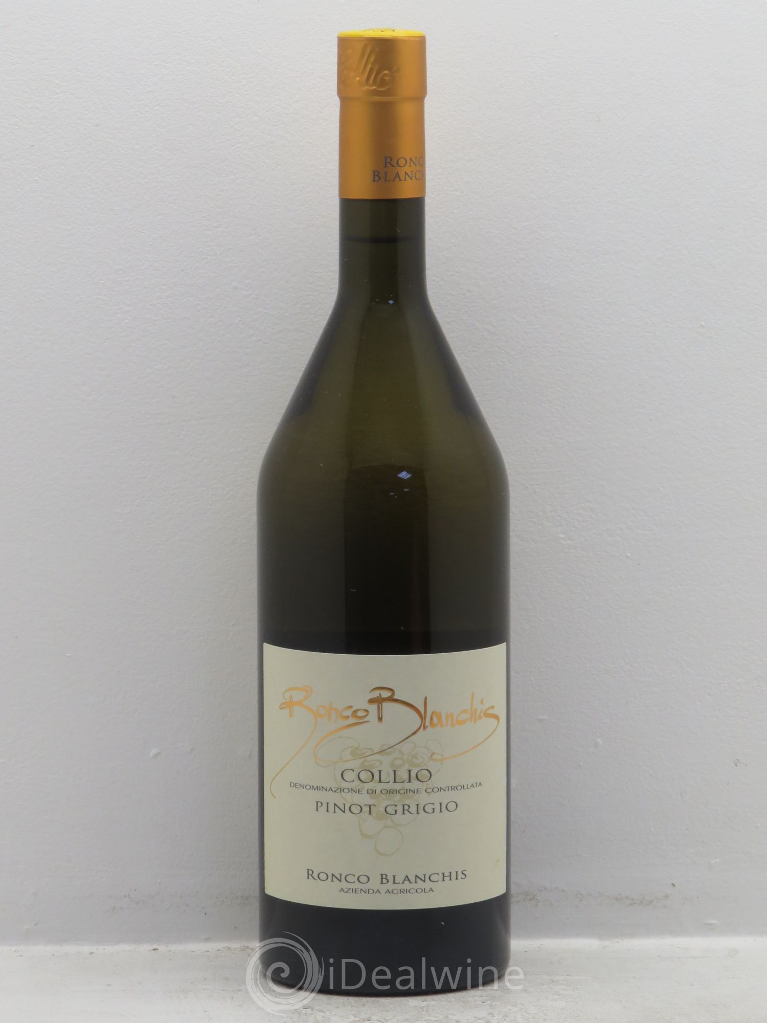 Italie Pinot Grigio Collio Ronco Blanchis 2013 - Posten von 1 Flasche - 0