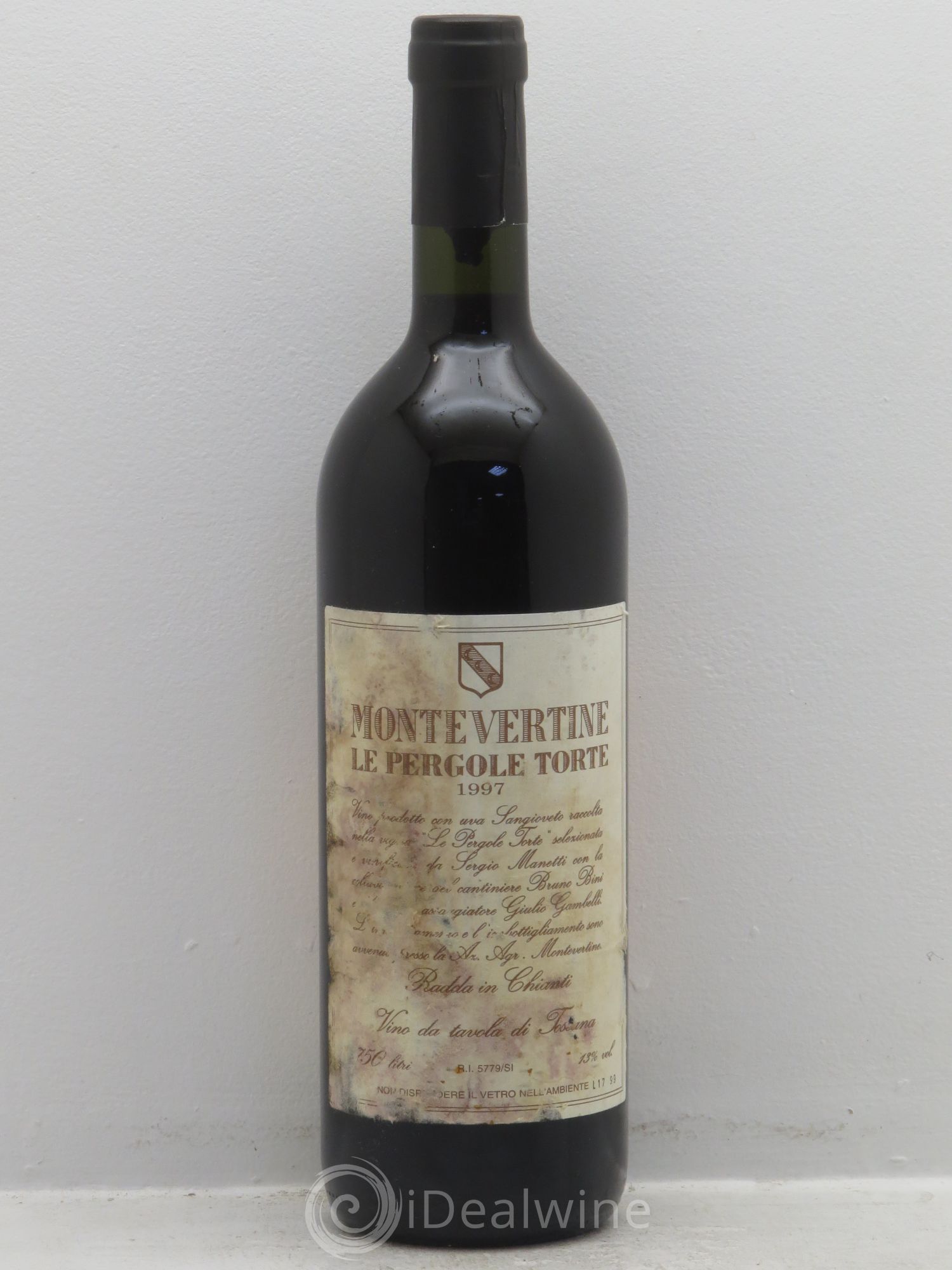Toscana IGT Montevertine Le Pergole Torte Famille Manetti Vino de Tavola 1997 - Posten von 1 Flasche - 1