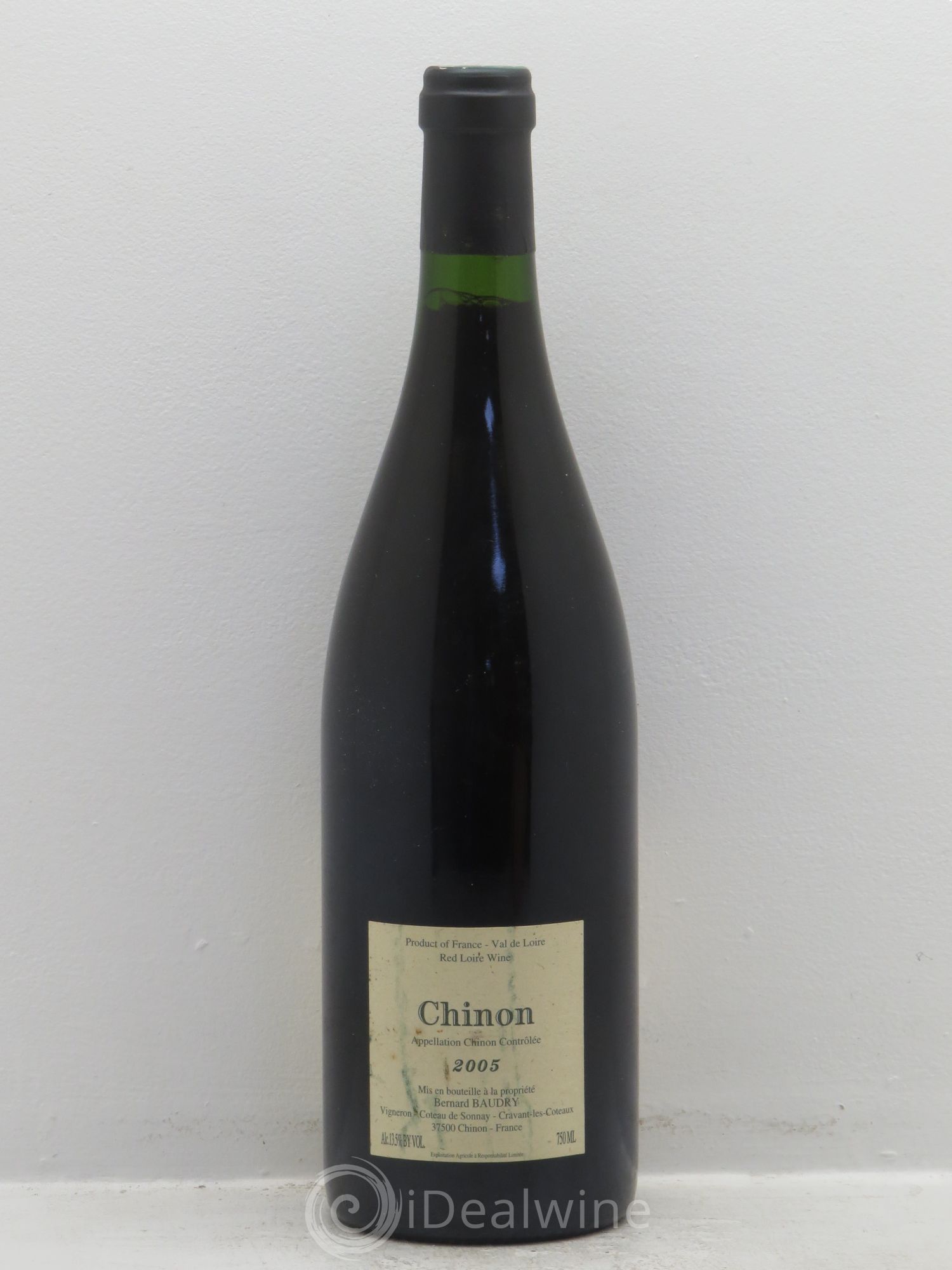 Chinon Franc de Pied Bernard Baudry 2005 - Lot de 1 bouteille - 1