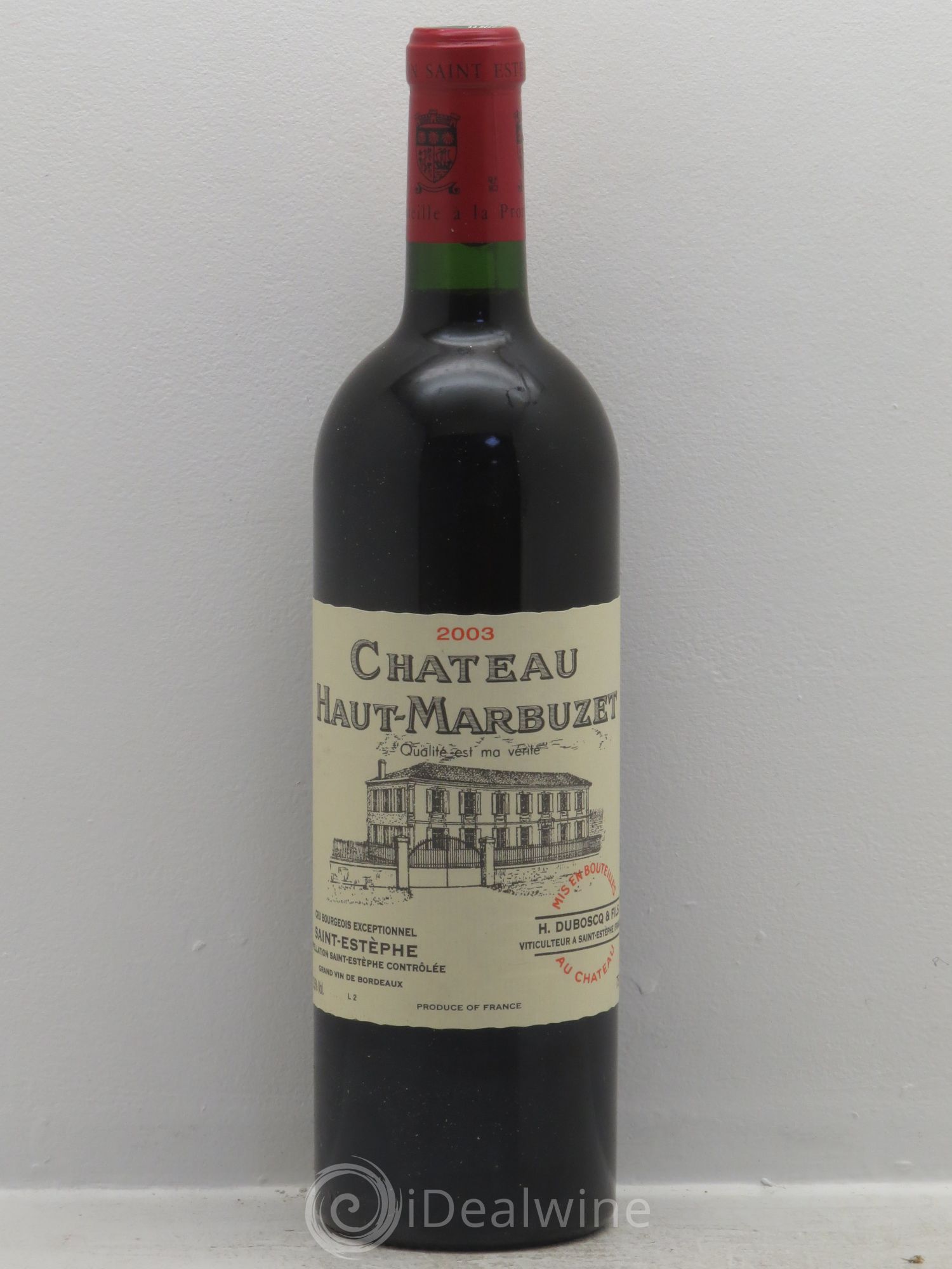 Château Haut Marbuzet 2003 - Lot de 6 bouteilles - 0