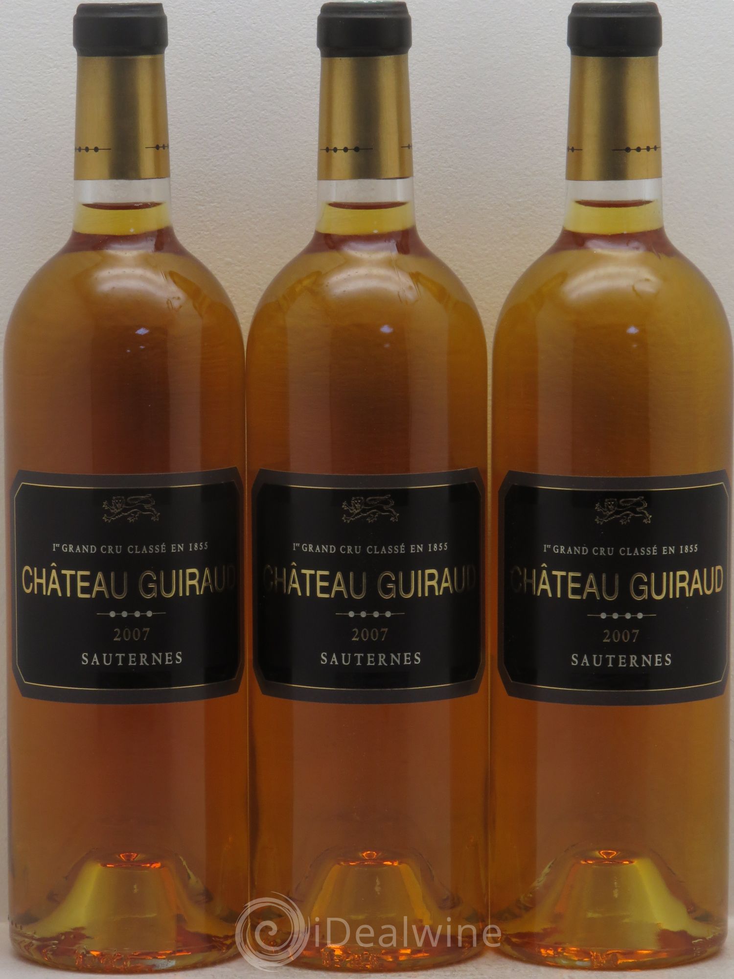 Château Guiraud 1er Grand Cru Classé 2007 - Lotto di 3 bottiglie - 0