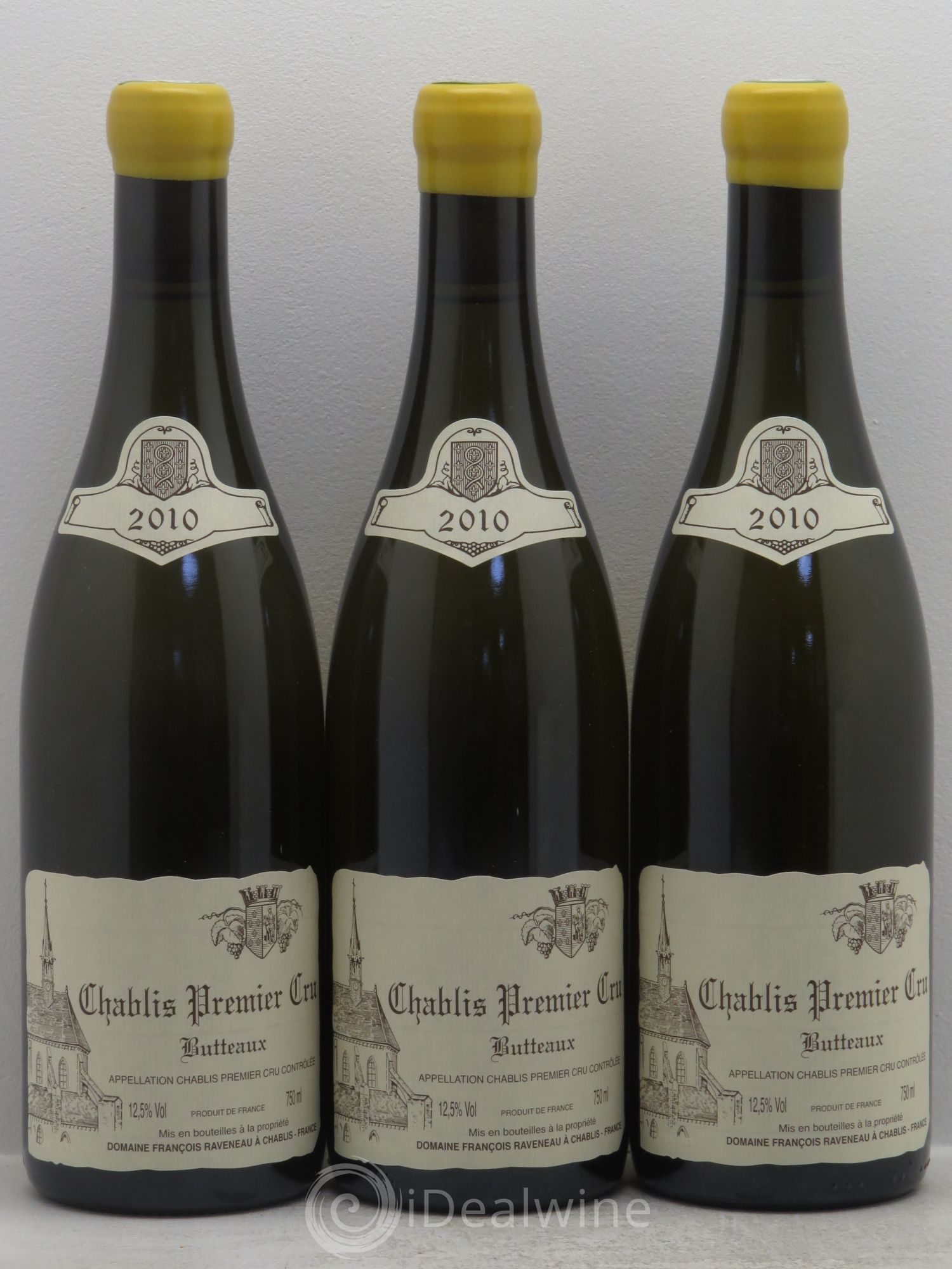 Chablis 1er Cru Butteaux Raveneau (Domaine) 2010 - Lot de 3 bouteilles - 0