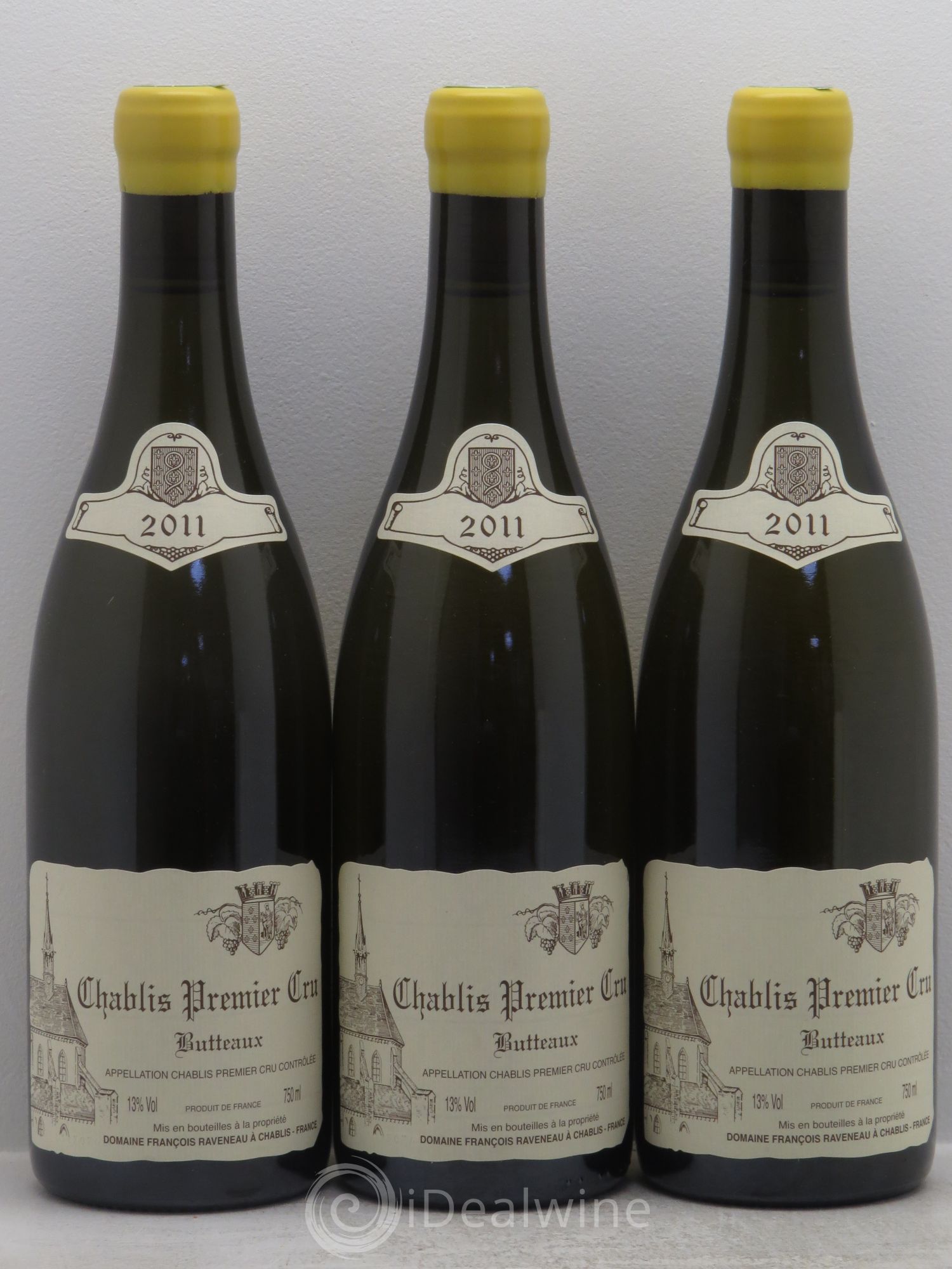 Chablis 1er Cru Butteaux Raveneau (Domaine) 2011 - Lot de 3 bouteilles - 0