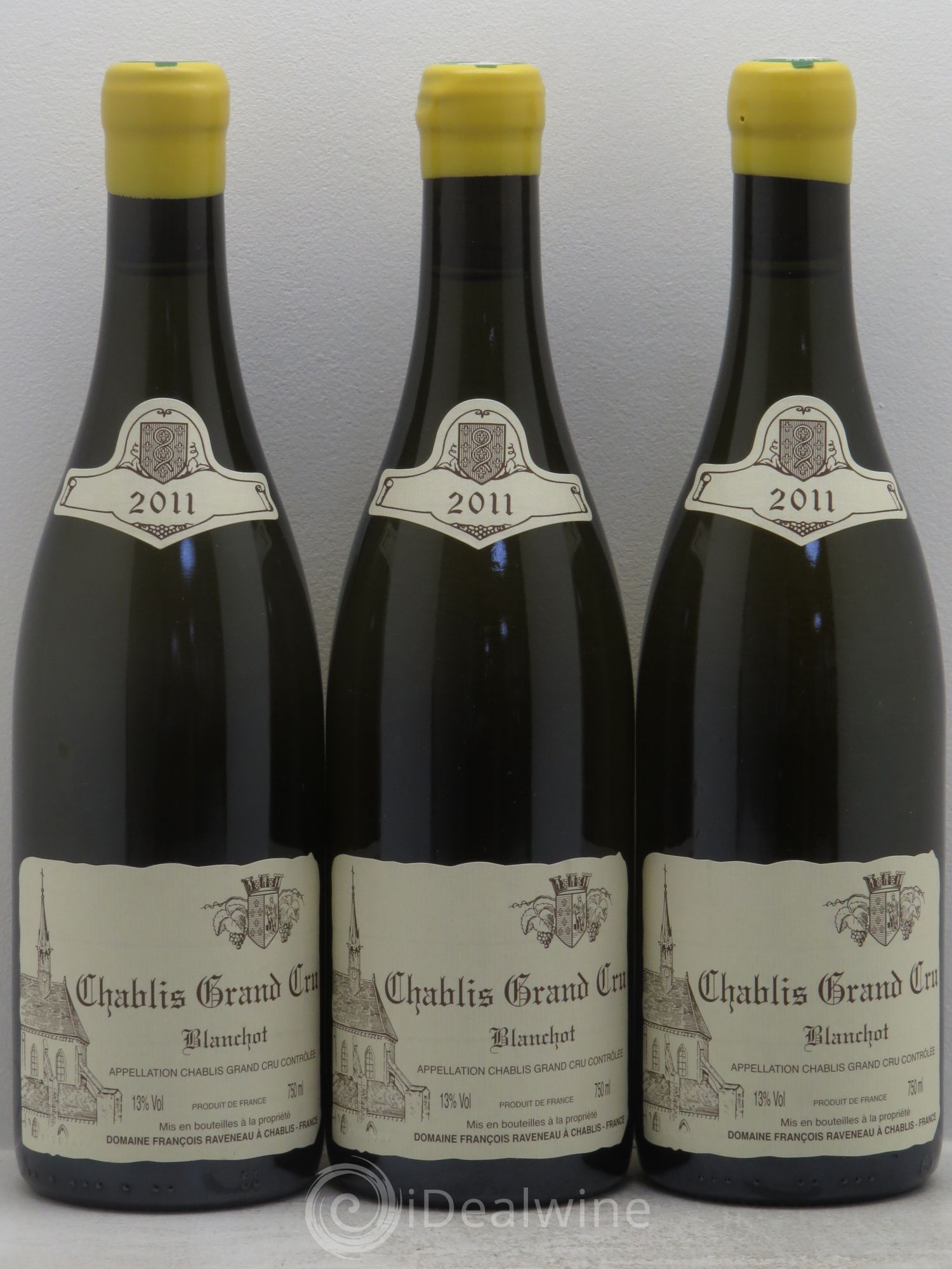 Chablis Grand Cru Blanchot Raveneau (Domaine) 2011 - Lot de 3 bouteilles - 0
