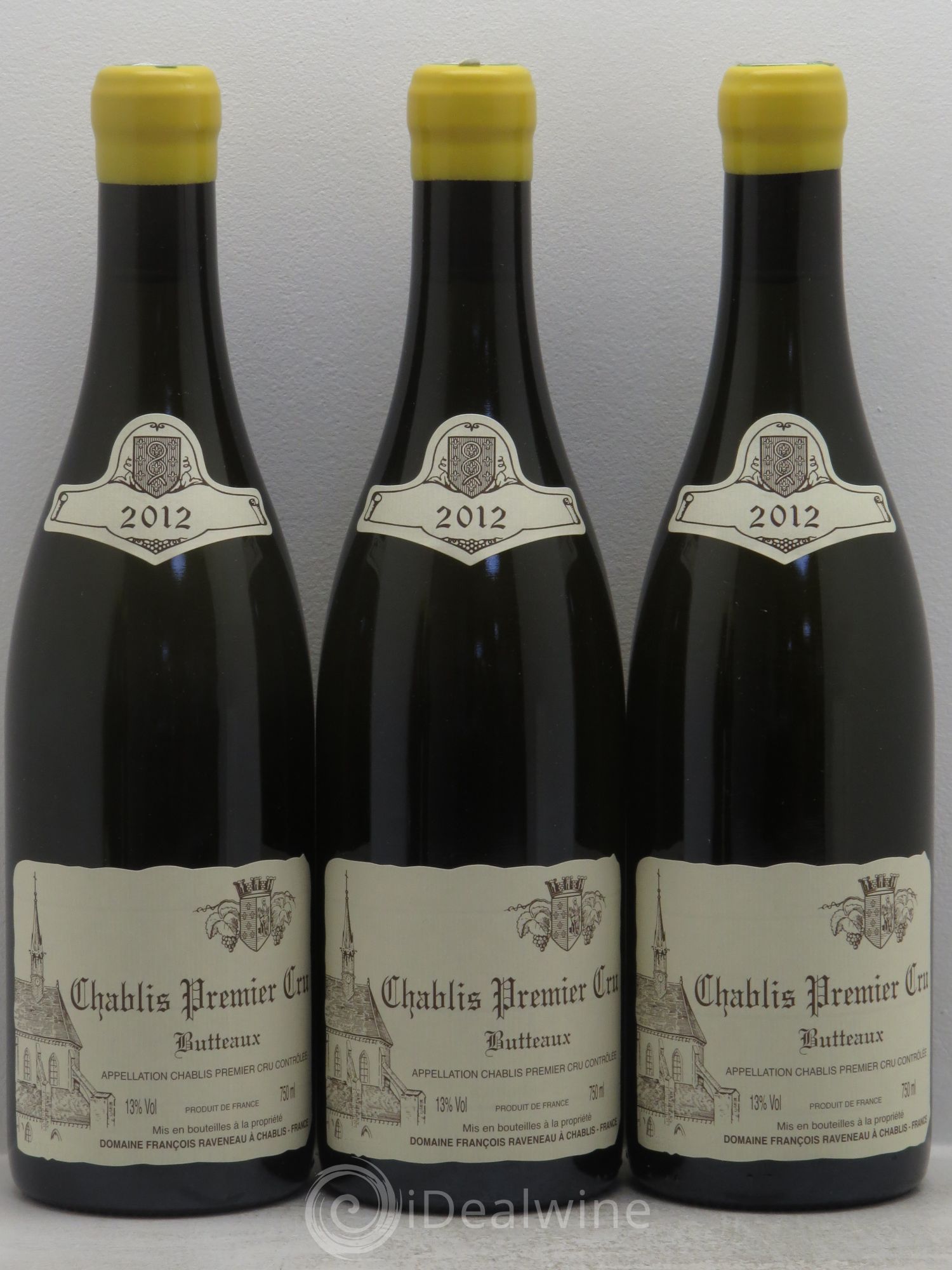 Chablis 1er Cru Butteaux Raveneau (Domaine) 2012 - Lot de 3 bouteilles - 0