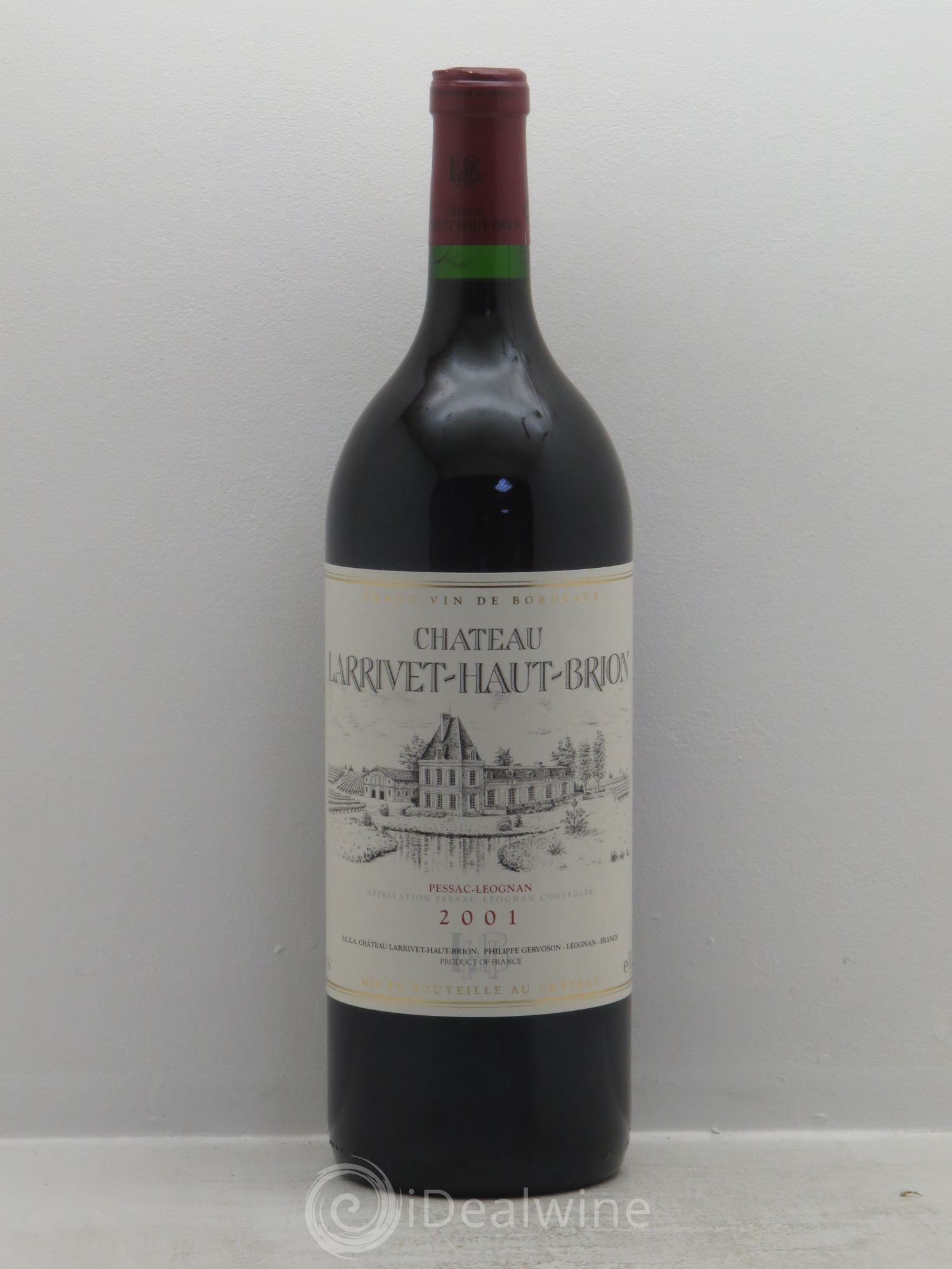 Château Larrivet Haut-Brion 2001 - Lot de 1 magnum - 0