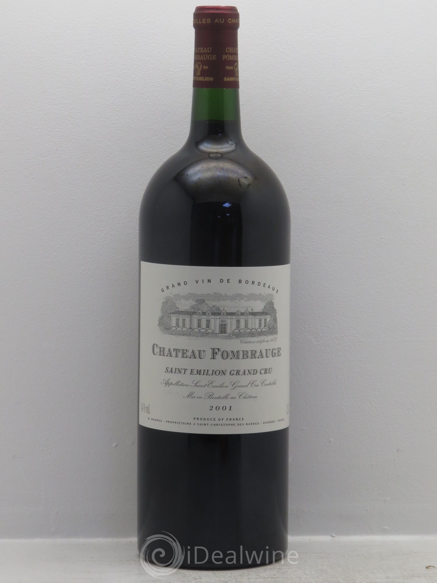 Château Fombrauge Grand Cru Classé 2001 - Lot de 1 magnum - 0