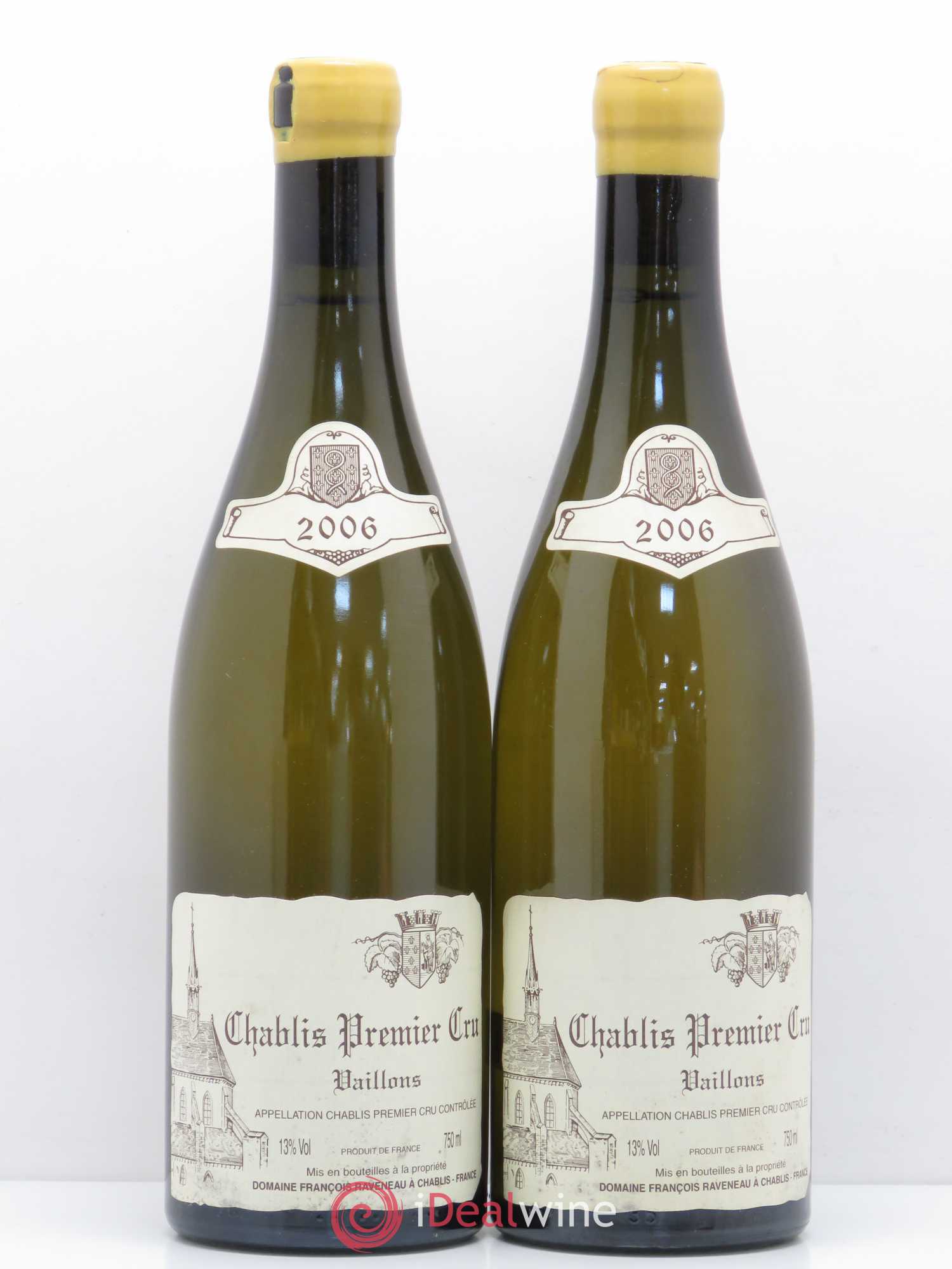 Chablis 1er Cru Vaillons Raveneau (Domaine) 2006 - Lot de 2 bouteilles - 0