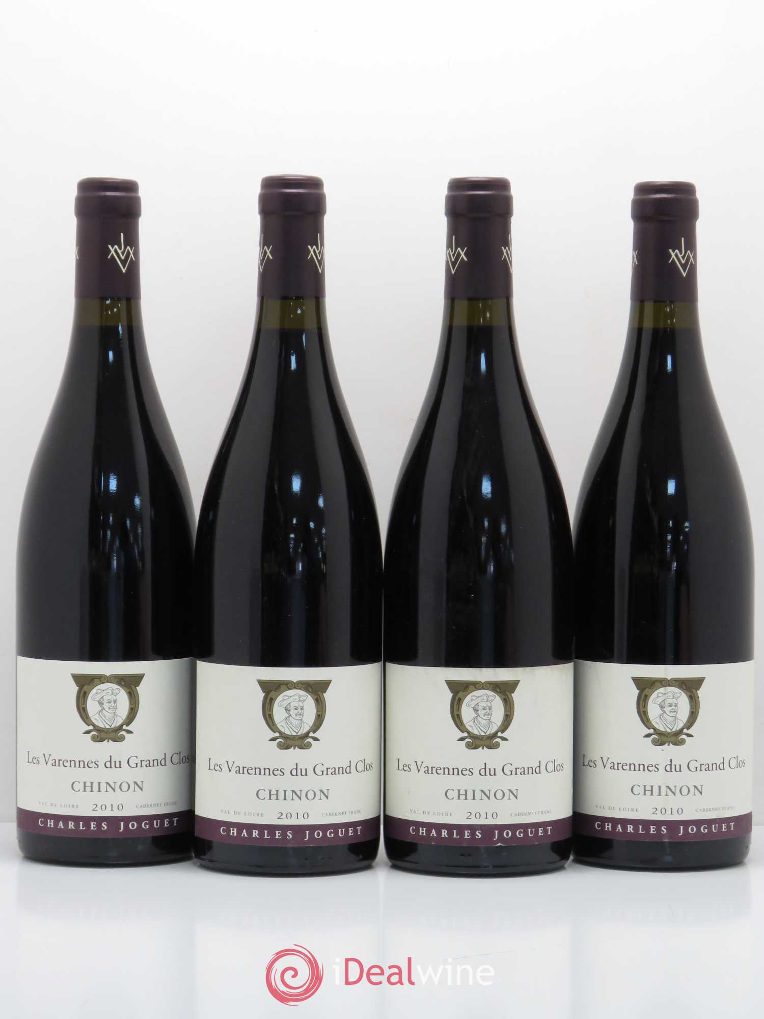 Chinon Les Varennes du Grand Clos Charles Joguet 2010 - Lot de 4 bouteilles - 0