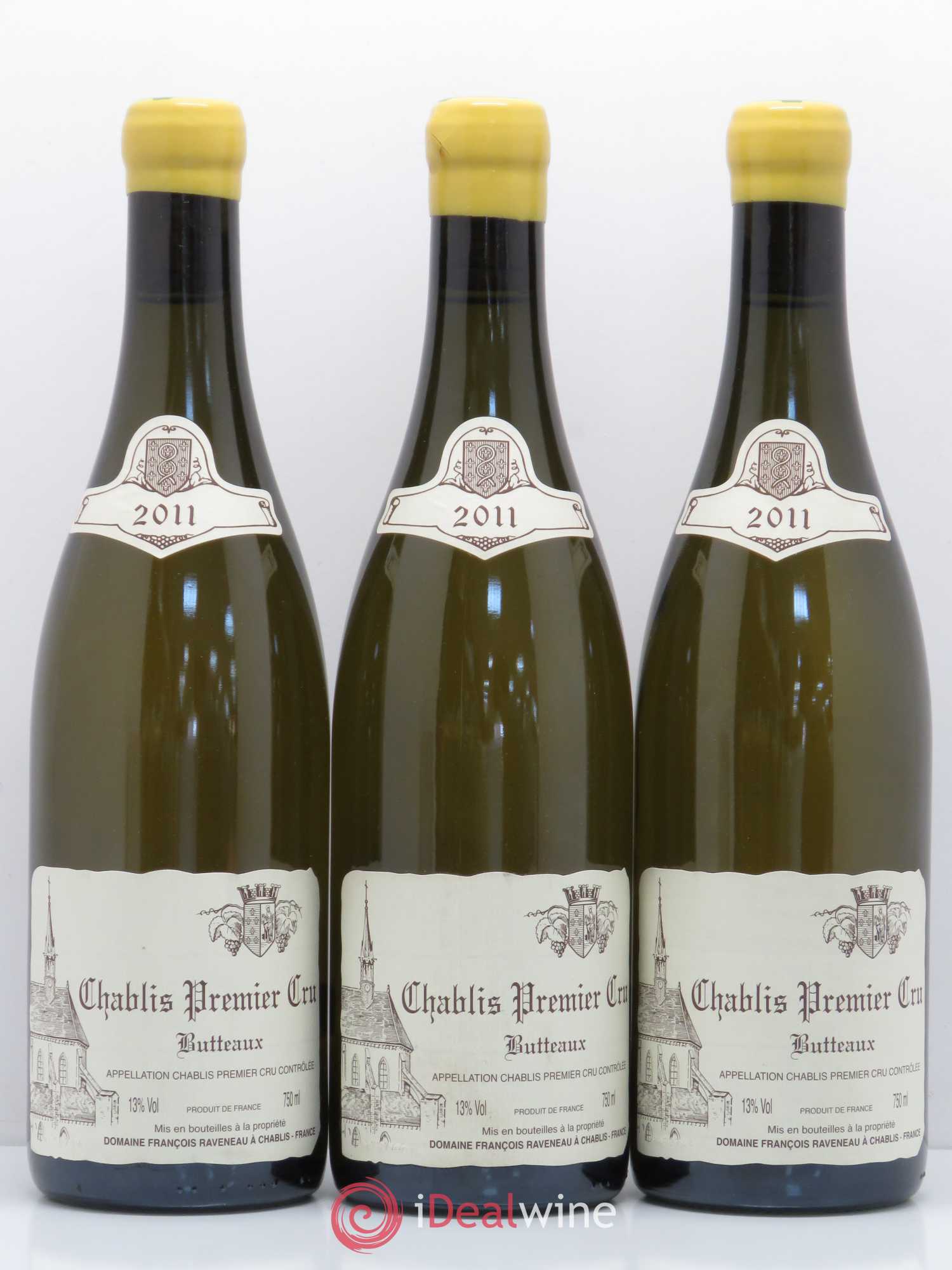 Chablis 1er Cru Butteaux Raveneau (Domaine) 2011 - Lot de 3 bouteilles - 0