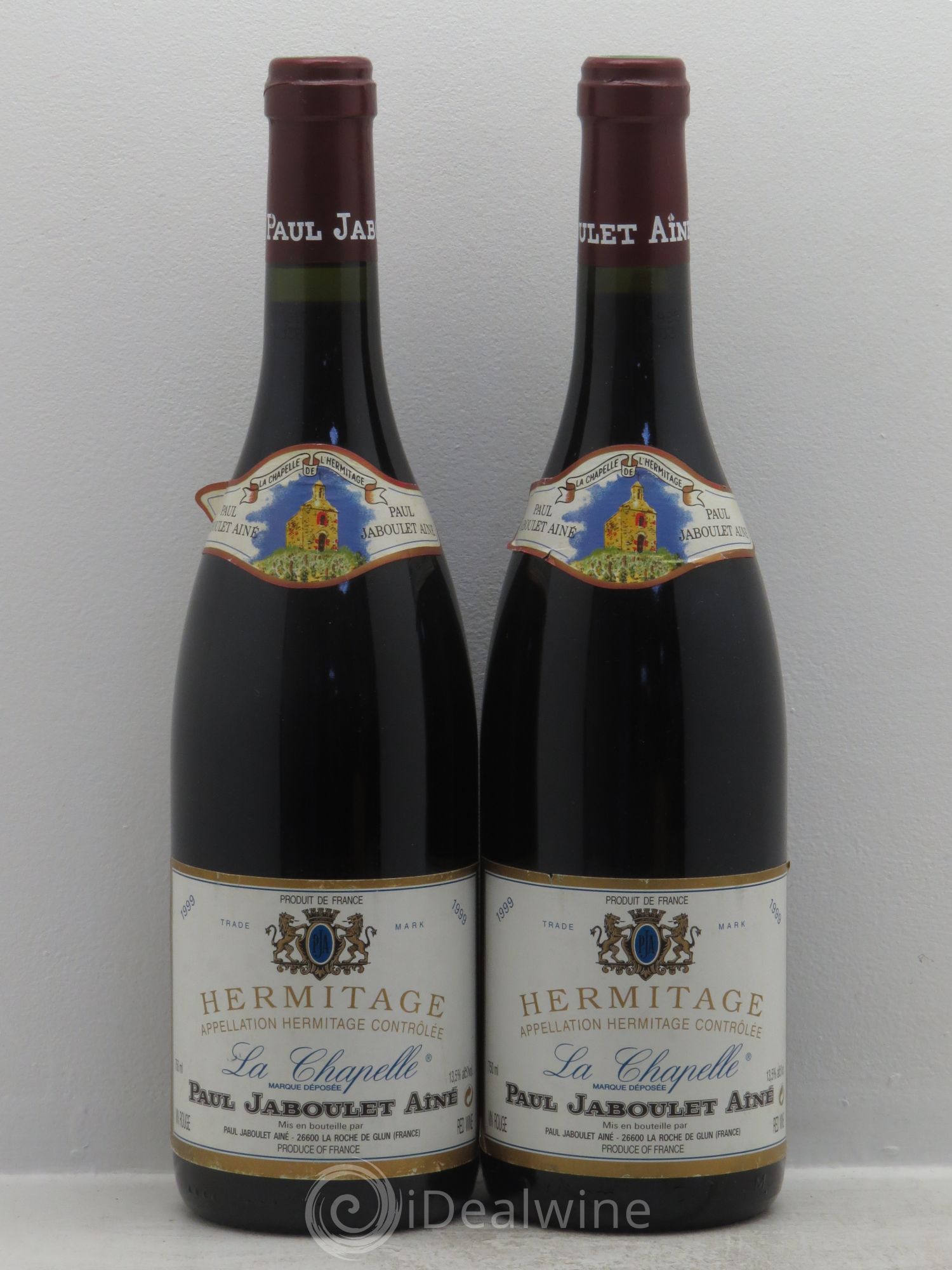 Hermitage La Chapelle Paul Jaboulet Ainé 1999 - Lot de 2 bouteilles - 0