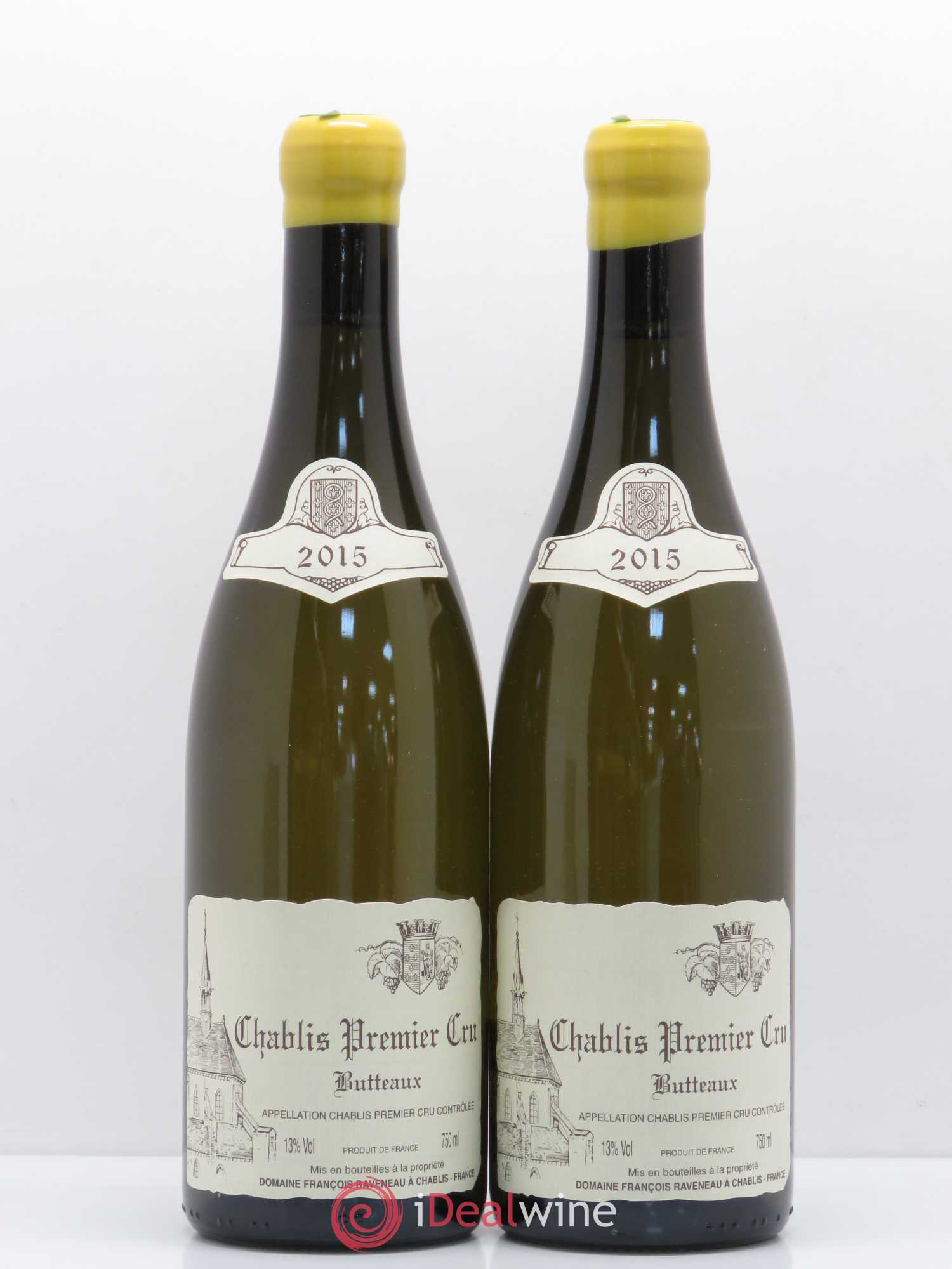 Chablis 1er Cru Butteaux Raveneau (Domaine) 2015 - Lot de 2 bouteilles - 0